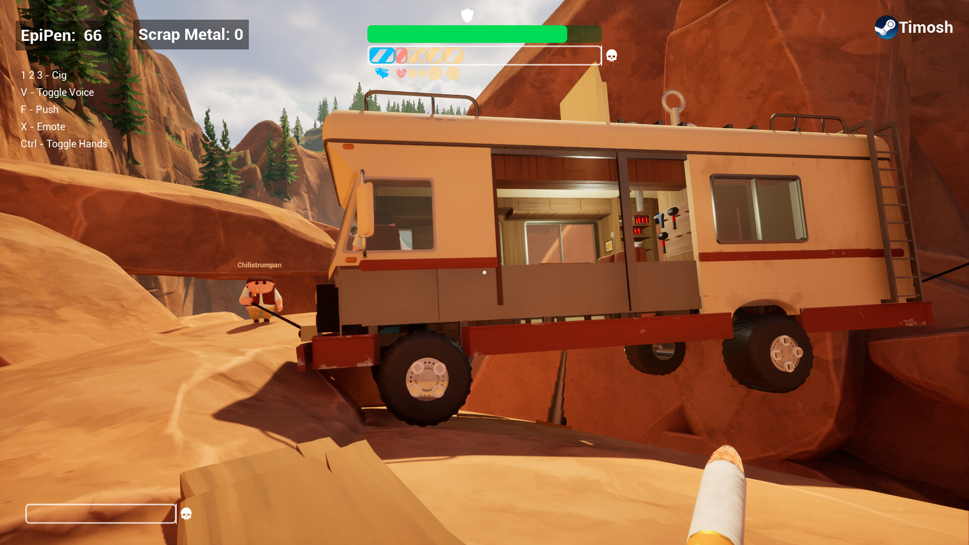 There's nothing worse than a flat tire (Source: Nuggets Entertainment)