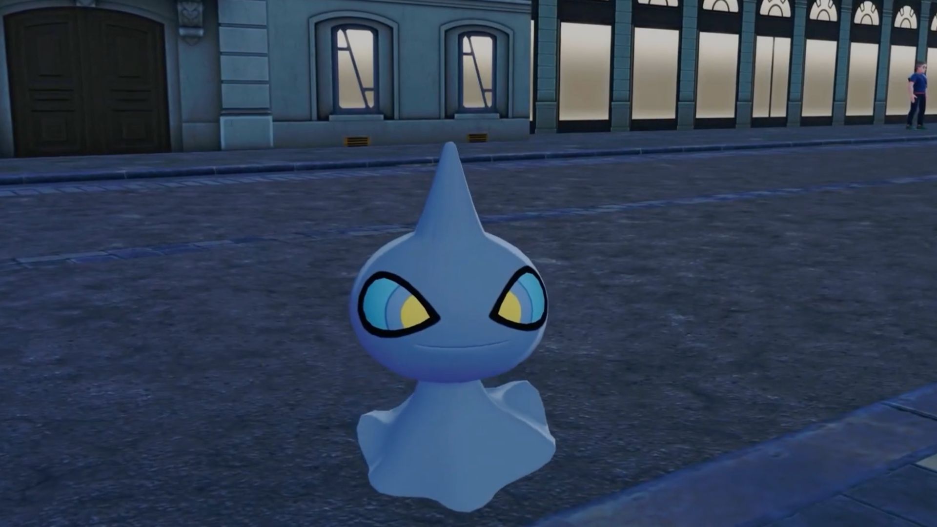 In Wild Zone 7, Shuppet floats around the courtyard area. (Image via TPC | @Andruidus/YouTube)