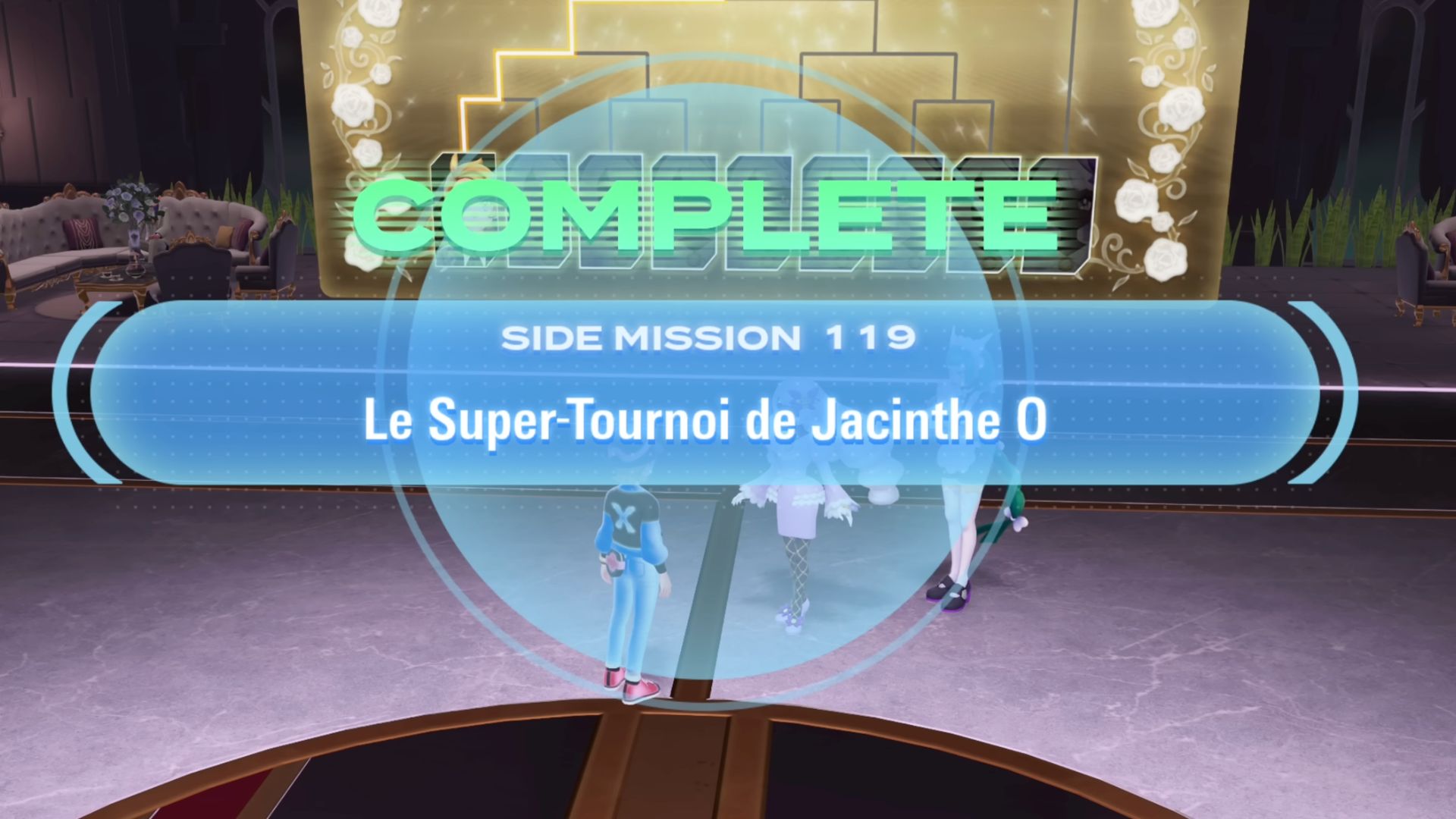 Earn 300,000 Poke Dollars by defeating Jacinthe. (Image via TPC | @Sirloin/YouTube)