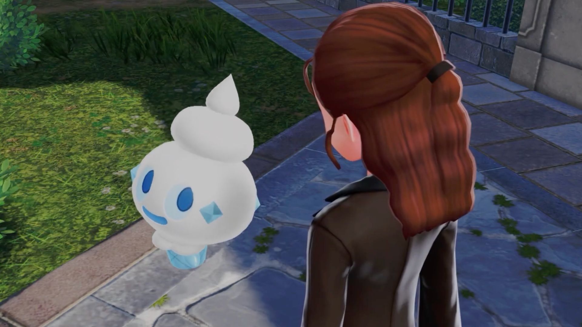 Odette will take a small amount of snow from your Vanillite. (Image via TPC | @Andruidus/YouTube)