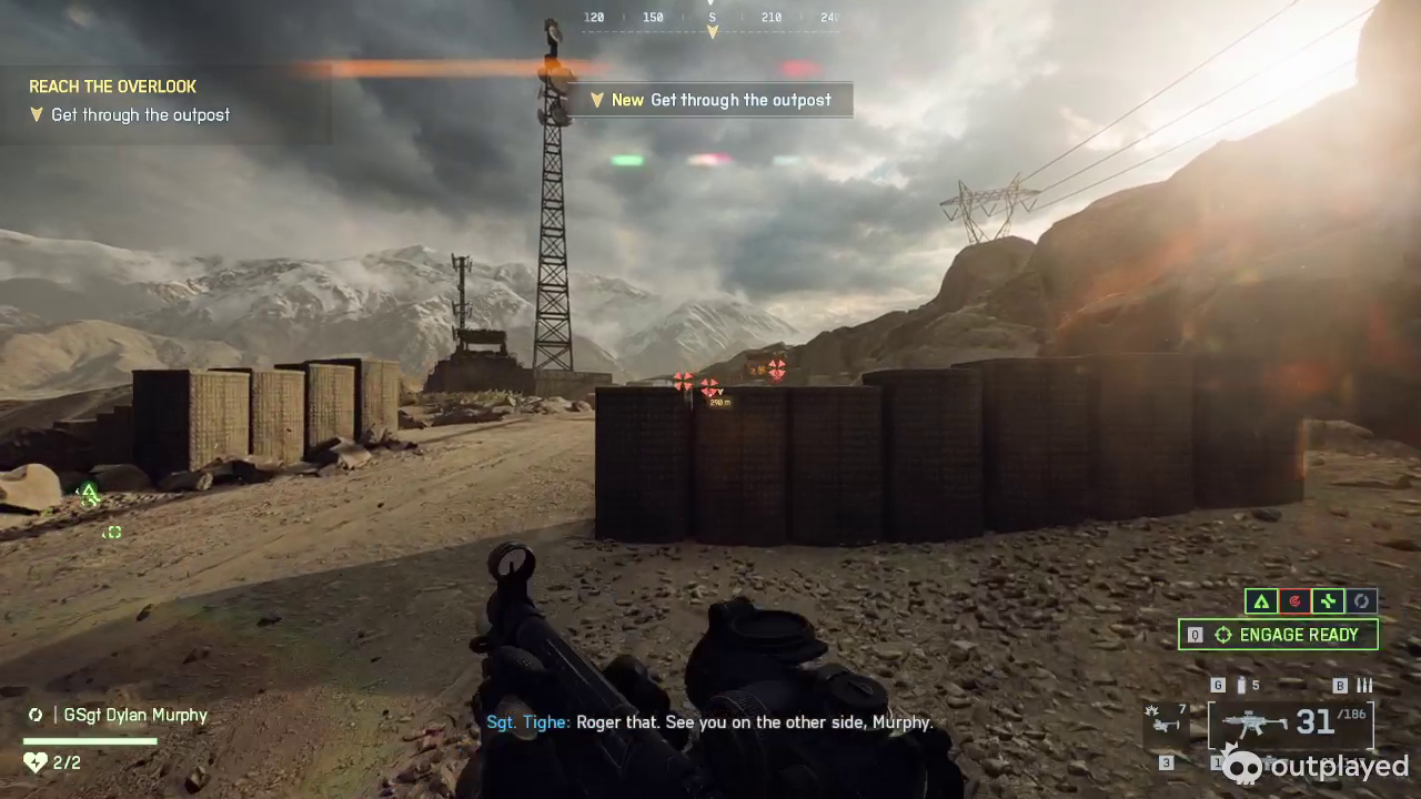 Reach the overlook (Image via Electronic Arts)