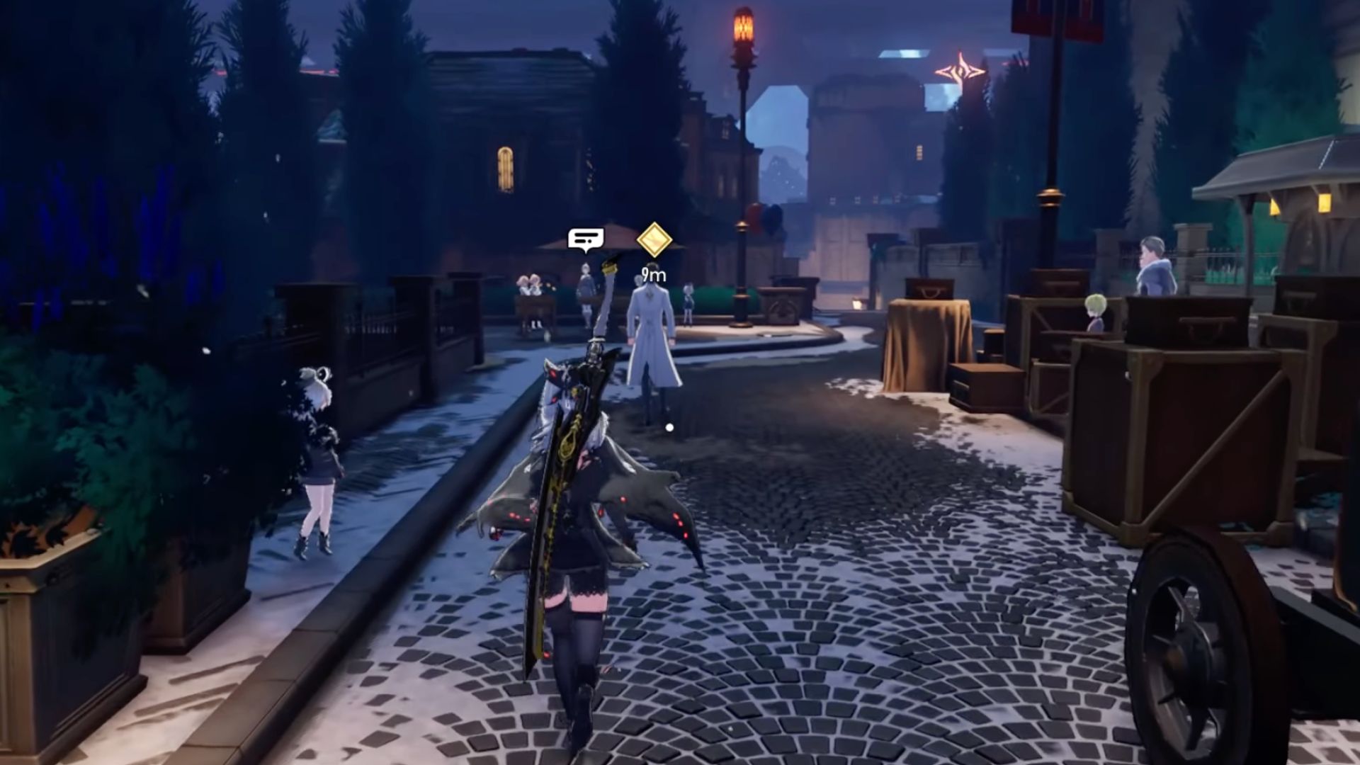 Follow Henrik through town without being seen.  (Image via Hero Games | @NeoBuns/YouTube)