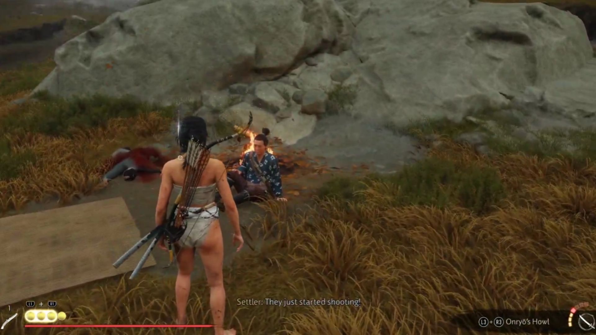 Talk to the wounded man (Source: Sony Interactive Entertainment | WoW Quests/YouTube)