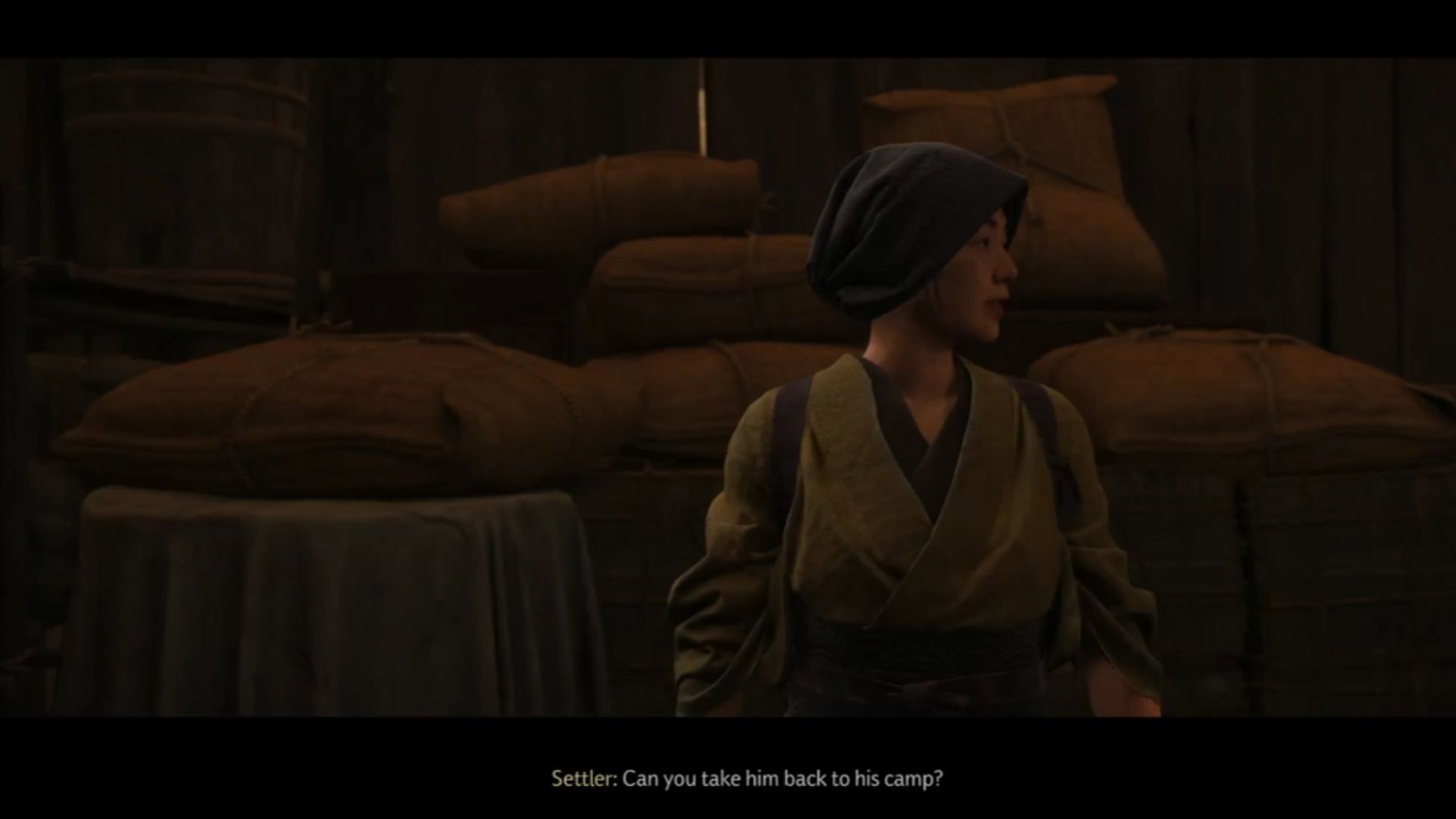 Take the scout back to camp (Source: Sony Interactive Entertainment | WoW Quests/YouTube)