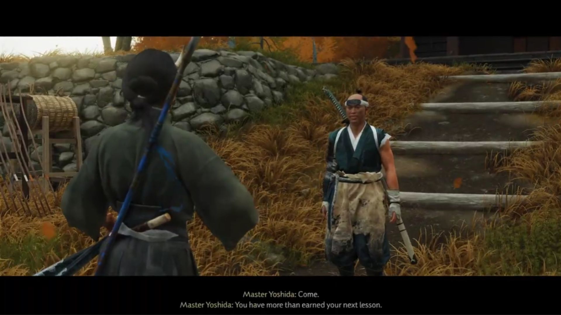 Talk to Master Yoshida (Source: Sony Interactive Entertainment | WoW Quests/YouTube)
