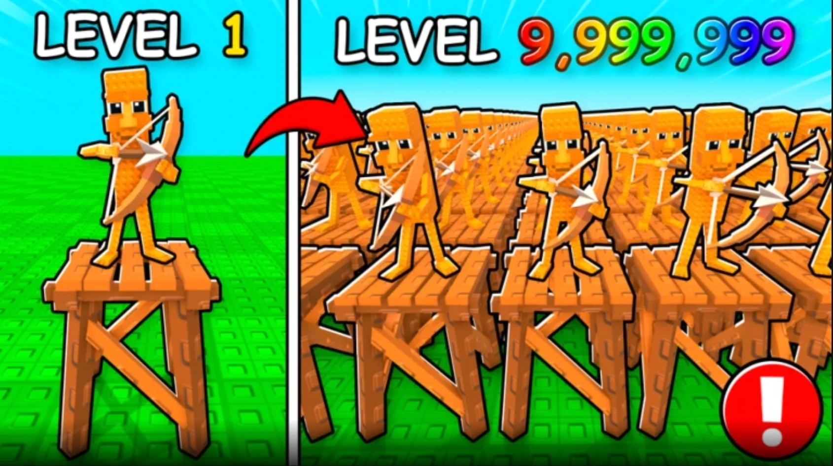 Weapons tier list of Brainrot Royale (Image via Roblox Corporation)