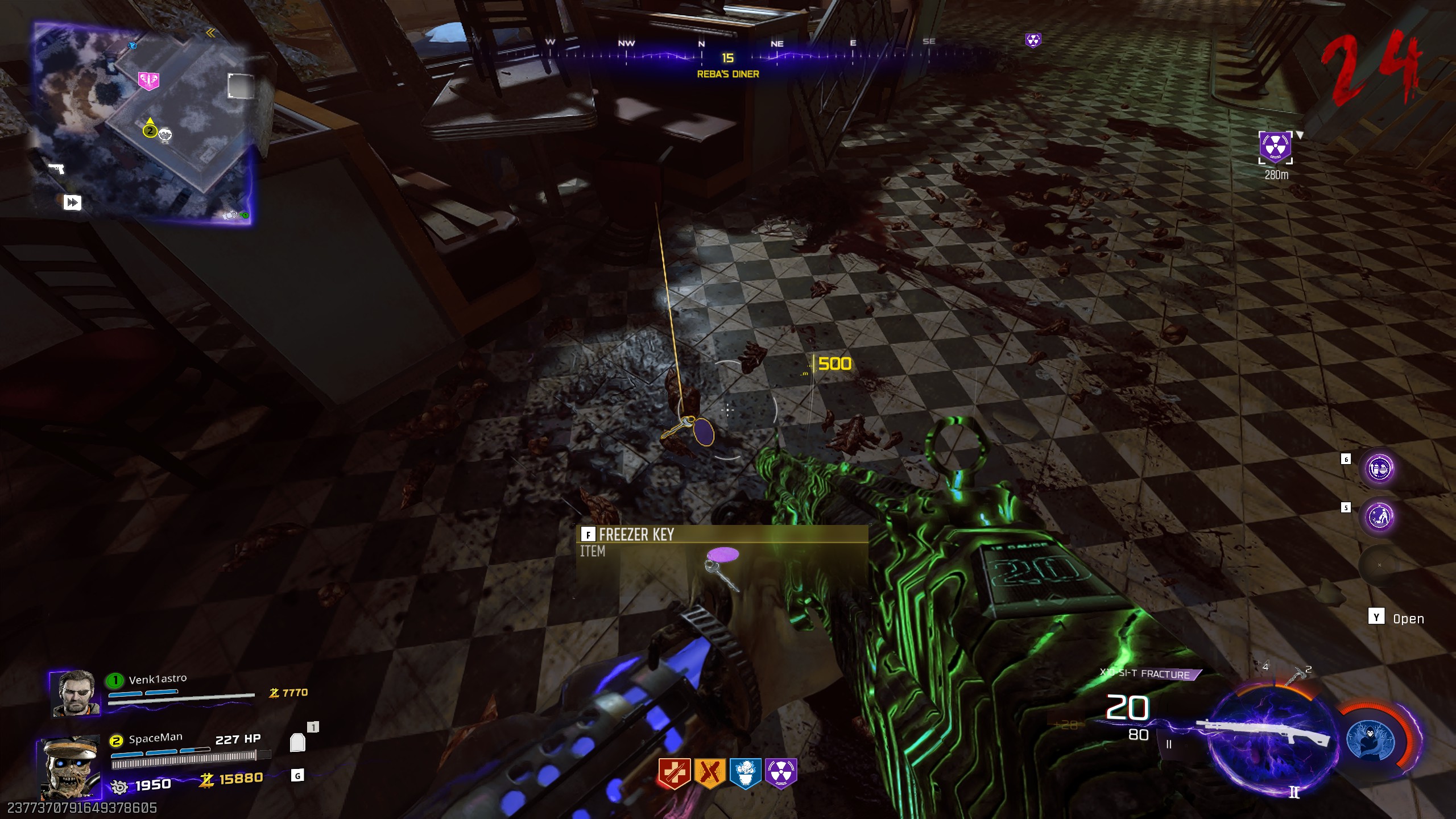 Kill a zombie to acquire the key (Image via Activision)