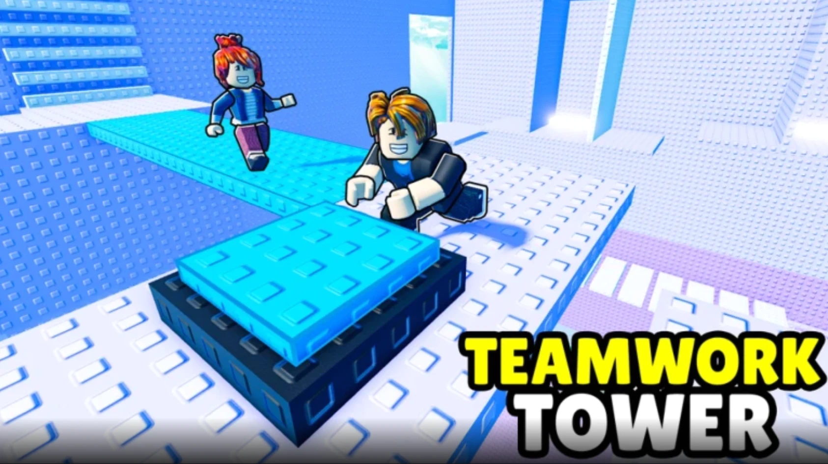The controls for Teamwork Tower (Image via Roblox Corporation)