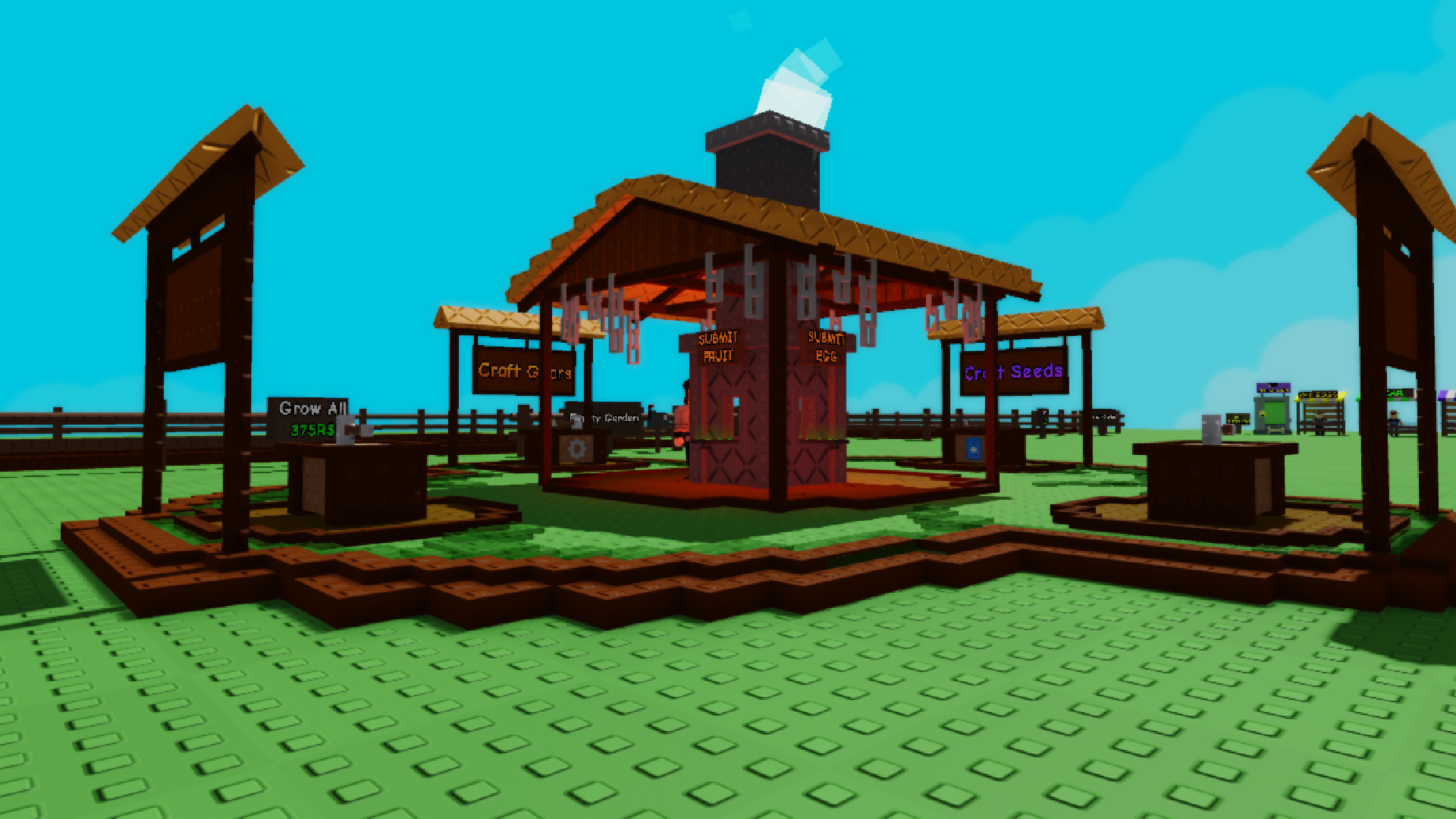 All crafting recipes in Grow a Garden Smithing Event (Image via Roblox Corporation)