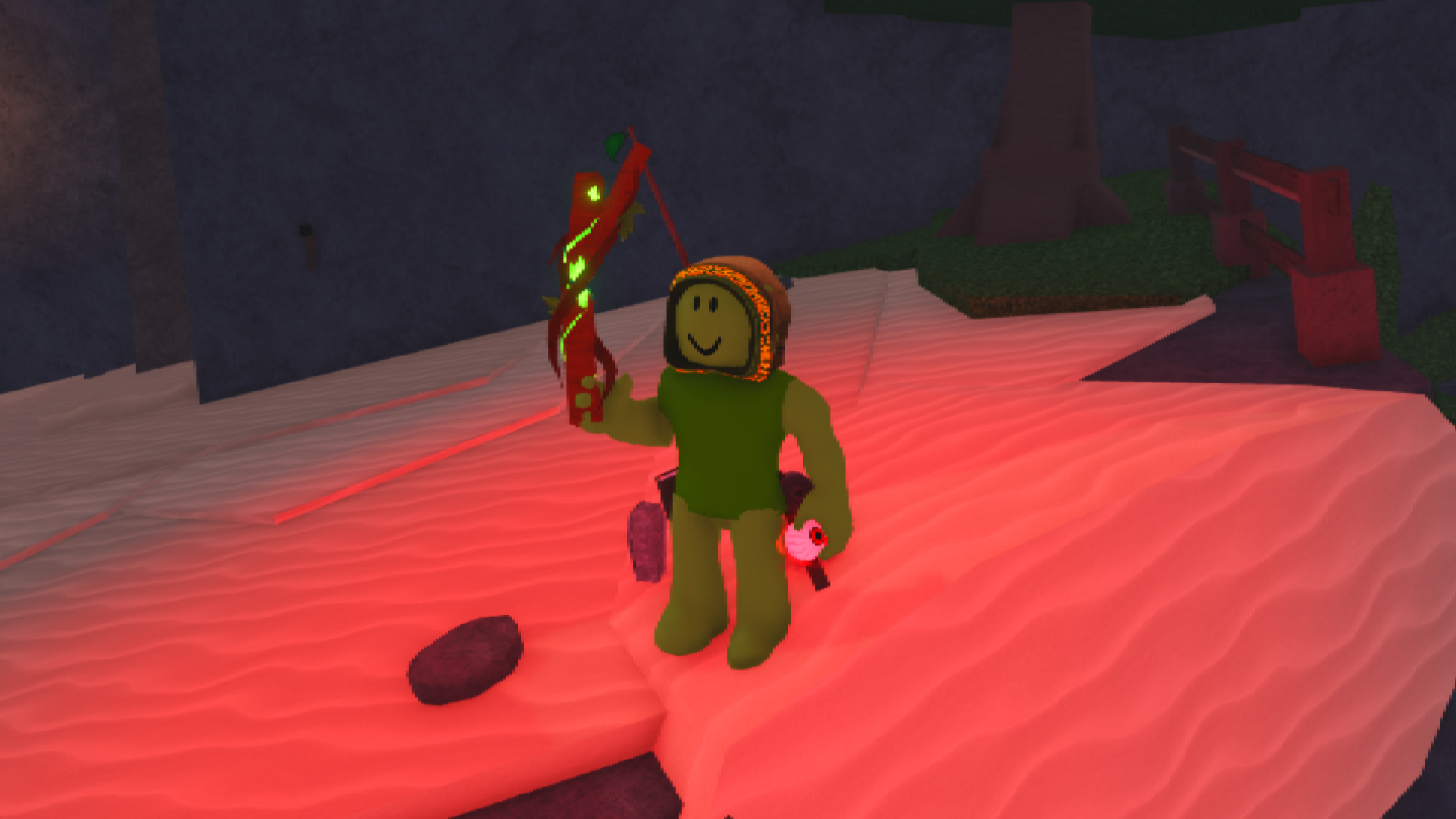 Ancient Wood in Fisch (Image via Roblox Corporation)
