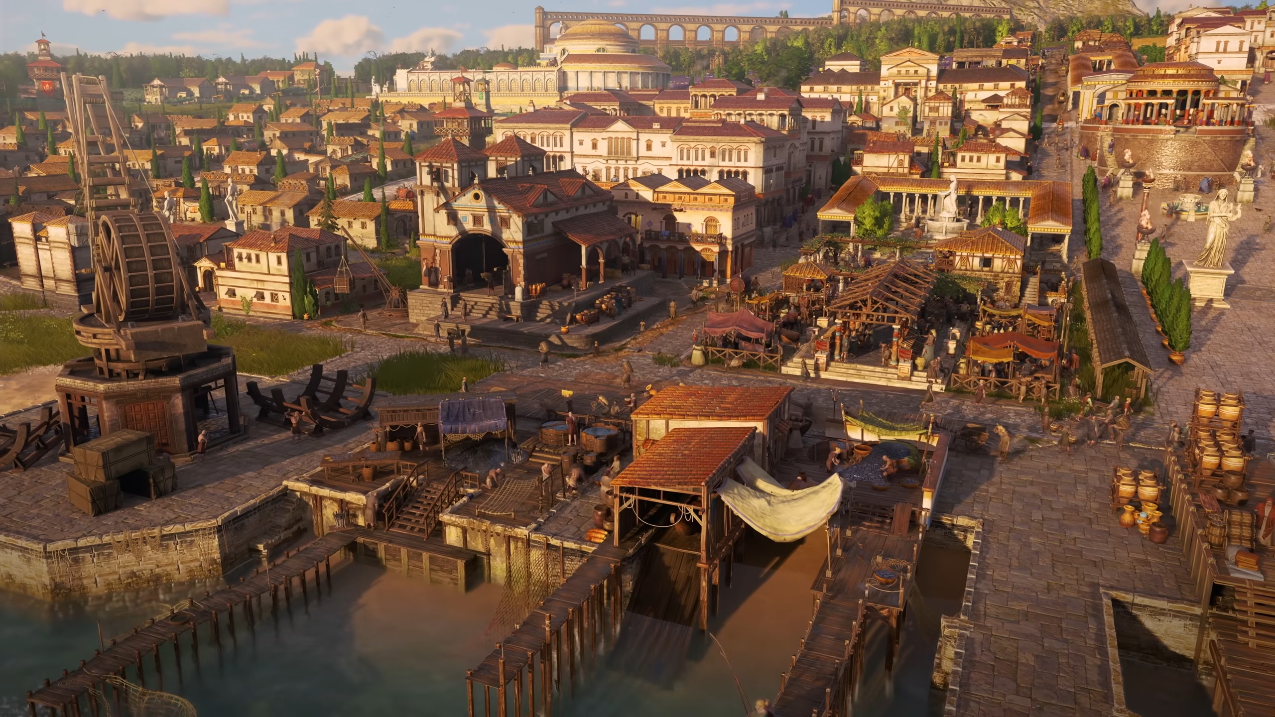 Picture of the massive worlds of Anno 117 Pax Romana