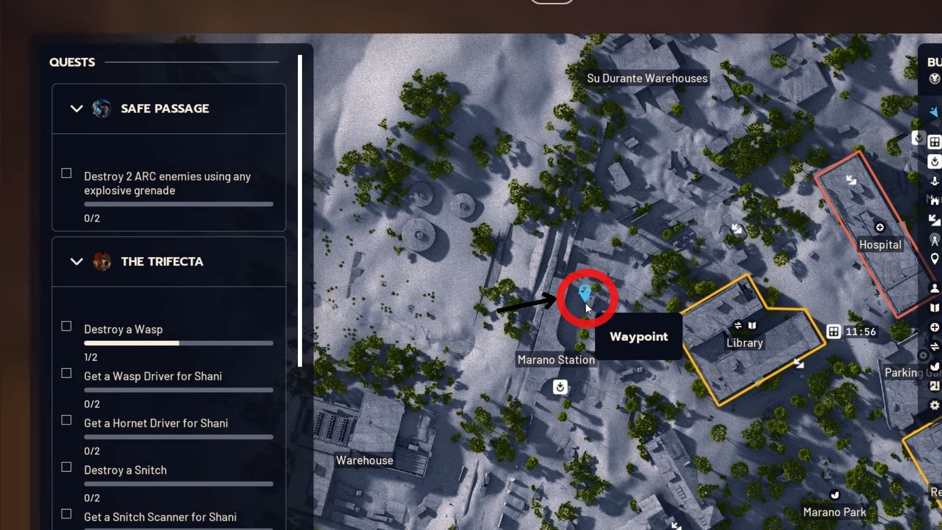 Market Correction cache location (Image via Embark Studios)