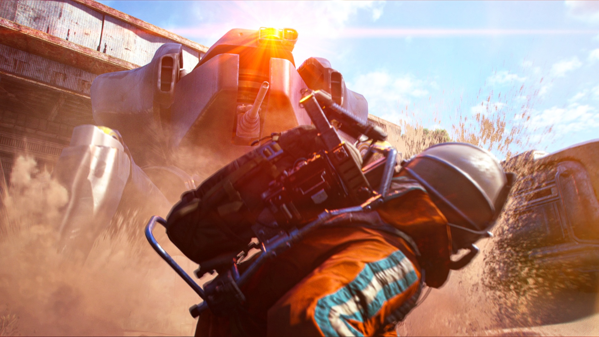 A raider fighting an Arc in Arc Raiders North Line update