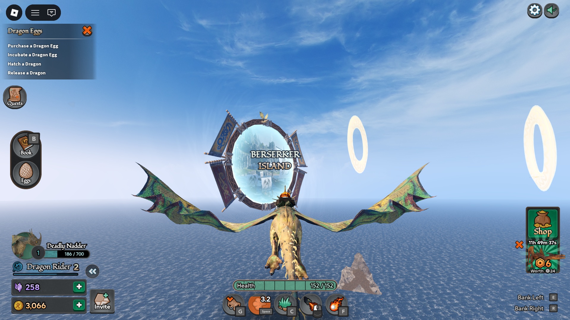 Berserker Island portal