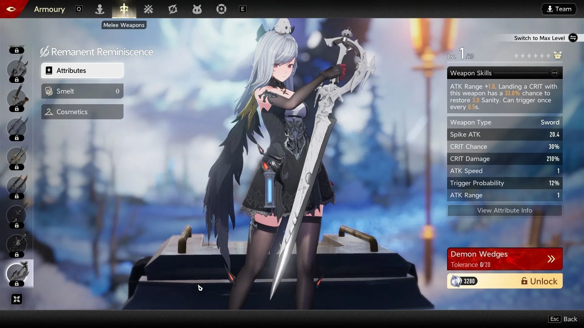 Best melee weapon for Berenica