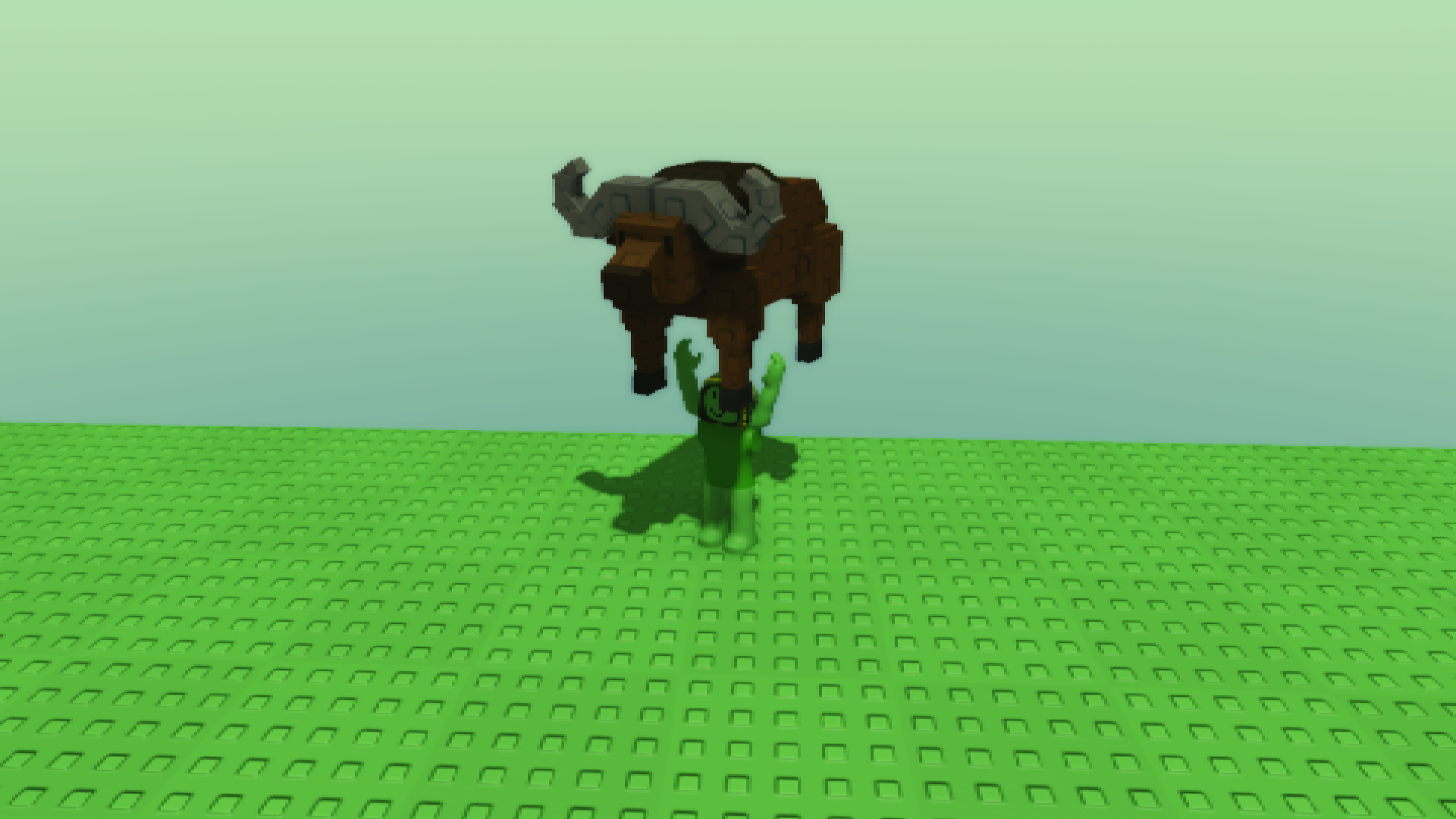 Cape Buffalo in Grow a Garden (Image via Roblox Corporation)