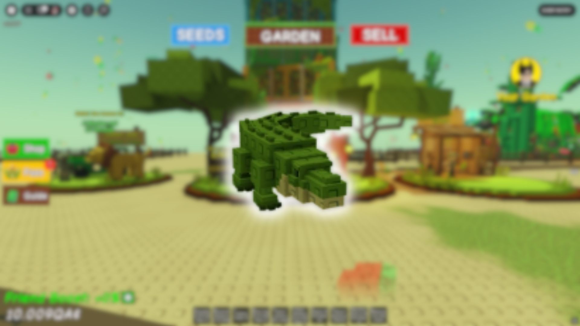 Crocodile Pet in Grow a Garden (Image via Roblox Corporation)