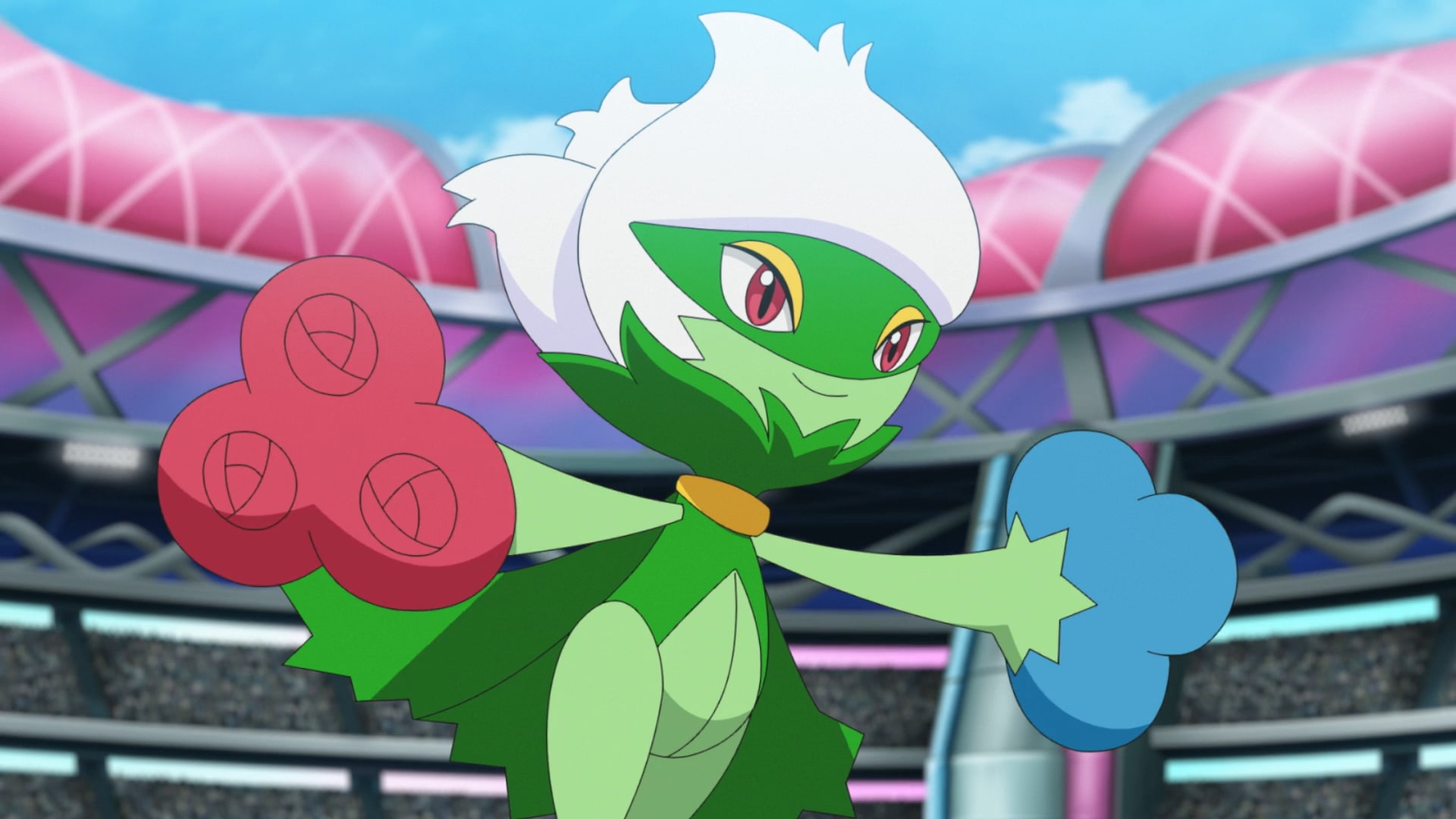 Roserade in the anime (Image via The Pokemon Company)