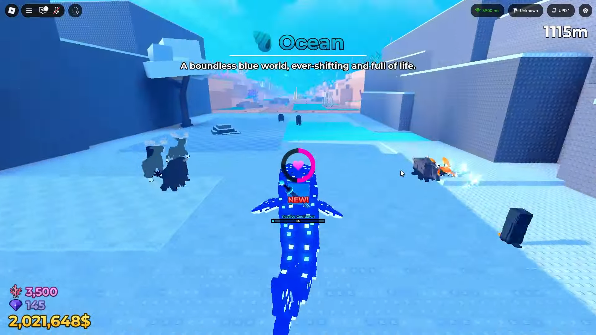 Ocean Biome (Image via Roblox Corporation)