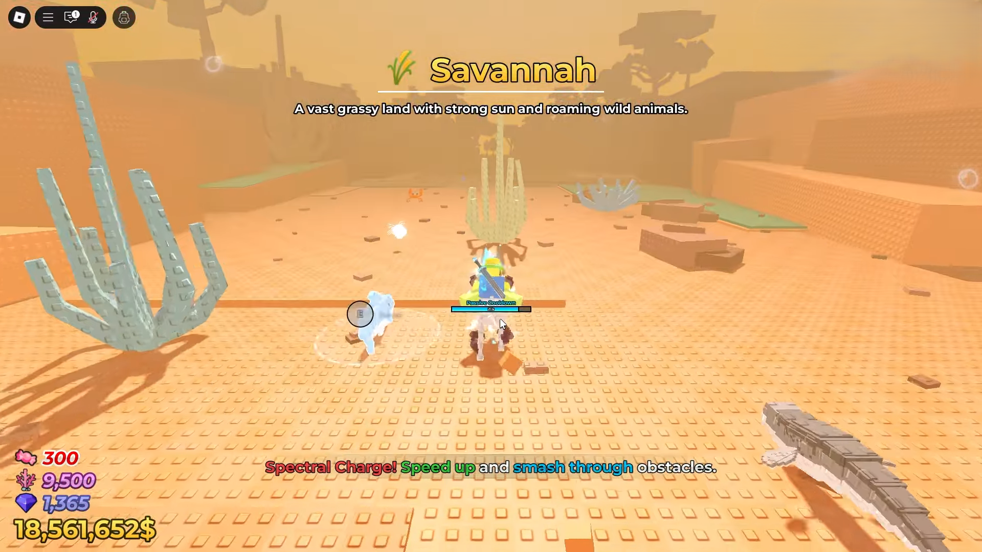 Savannah Biome (Image via Roblox Corporation)