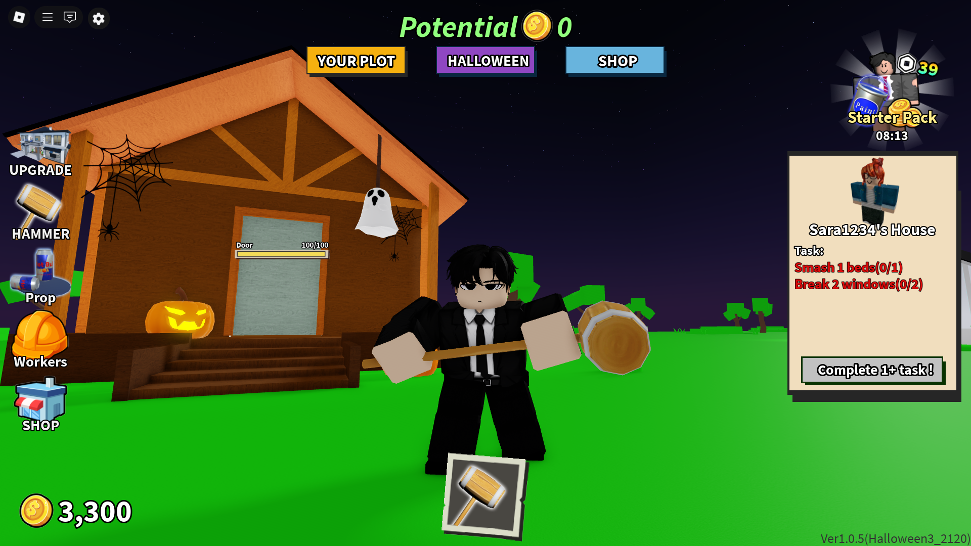 Wreck a House (Image via Roblox Corporation)