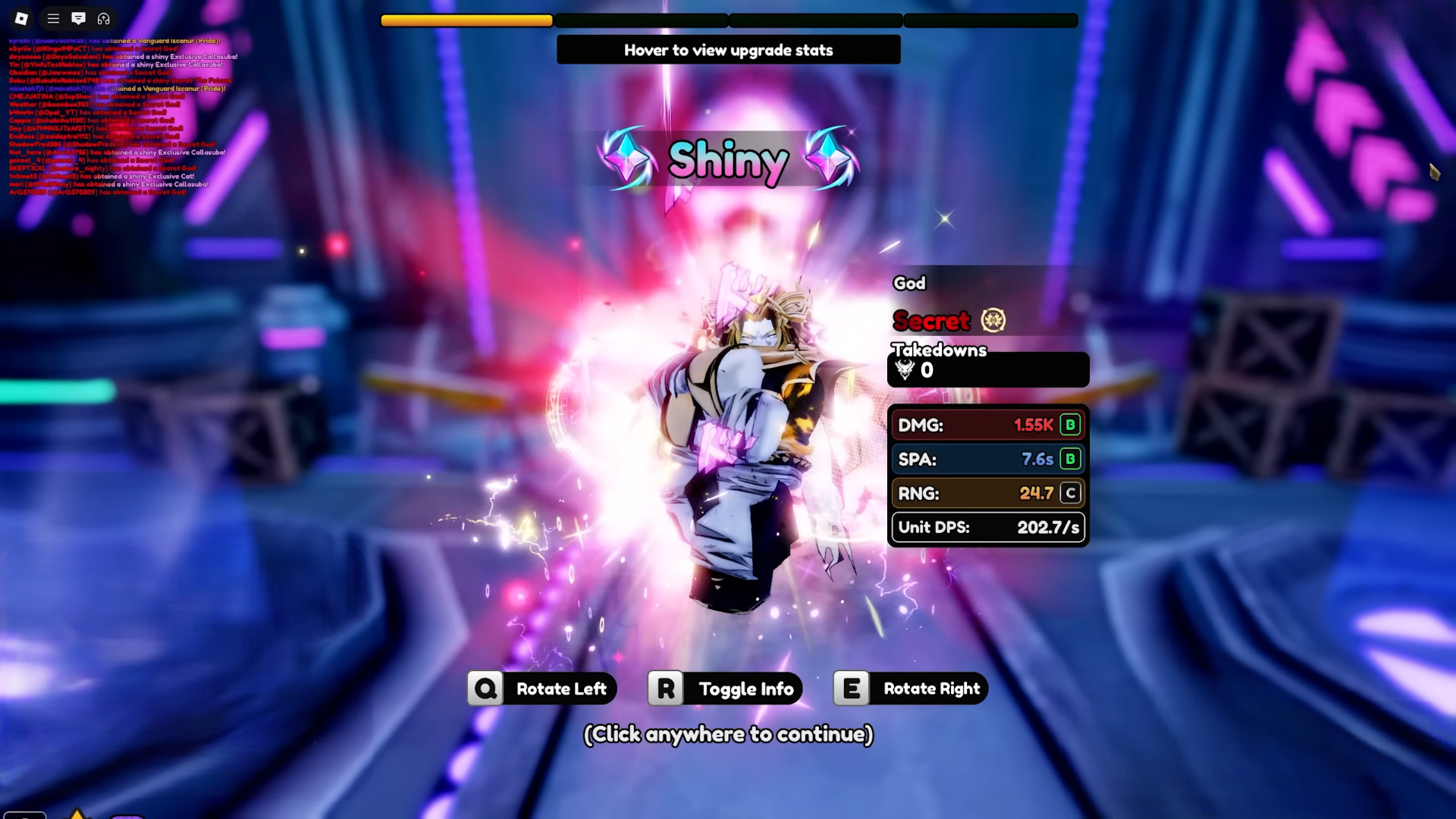 God Dio Over Heaven (Image via Roblox Corporation)