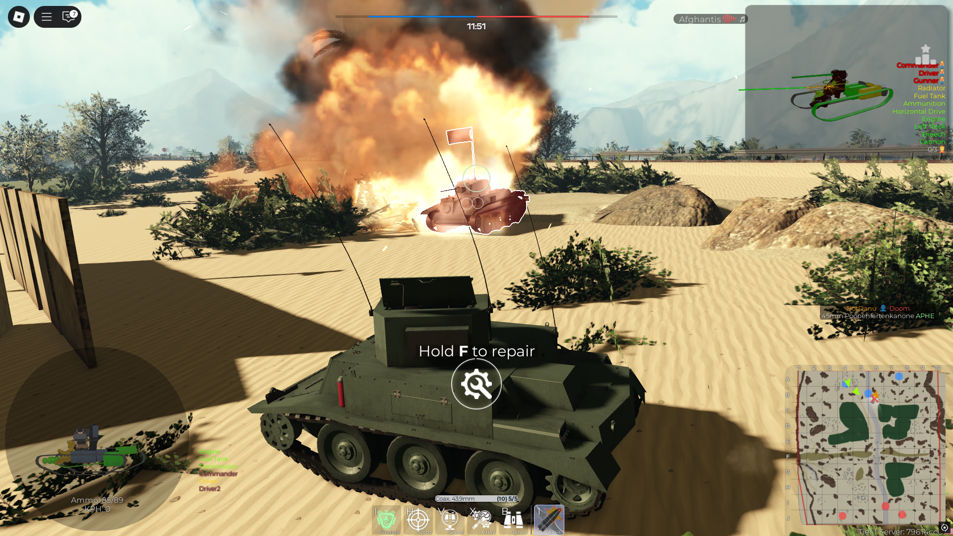 Cursed Tank Simulator (Image via Roblox Corporation)