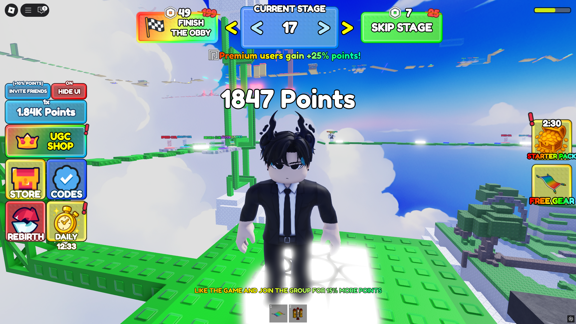 Obby For Free UGC Items (Image via Roblox Corporation)