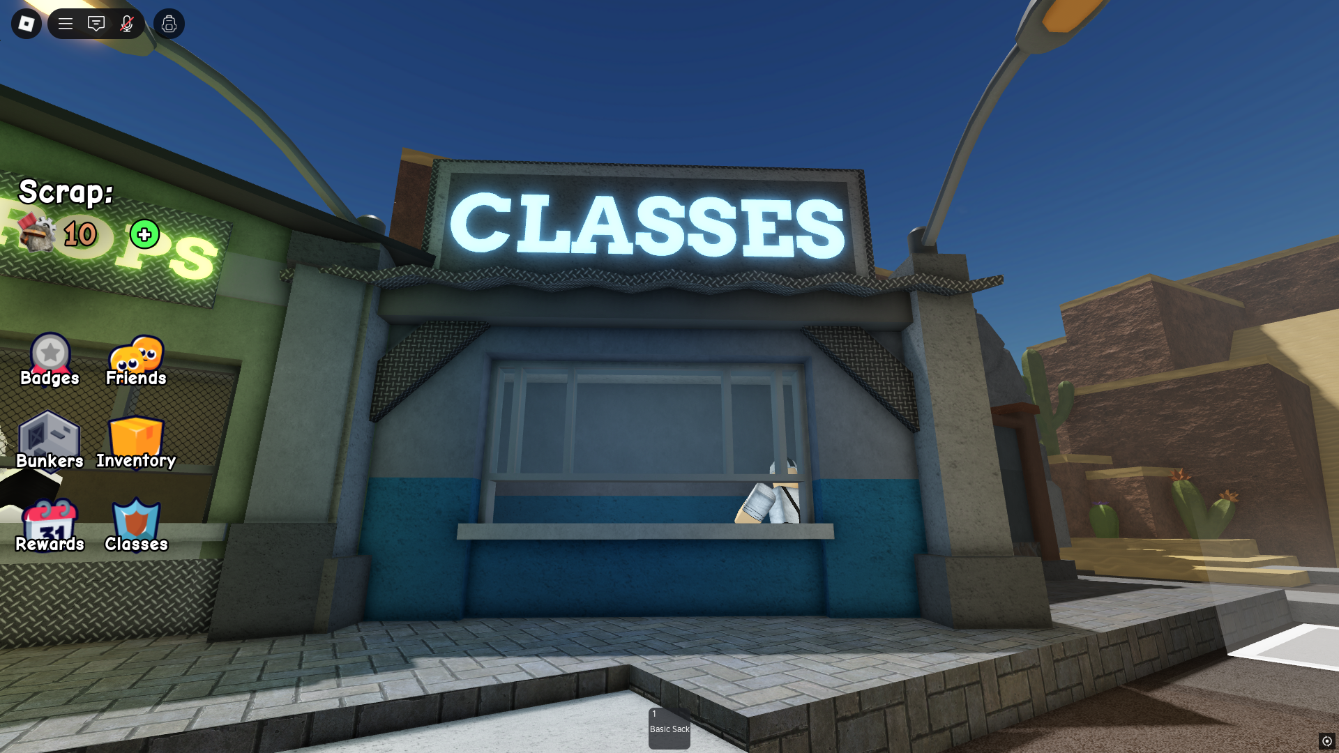 Classes shop (Image via Roblox Corporaation)