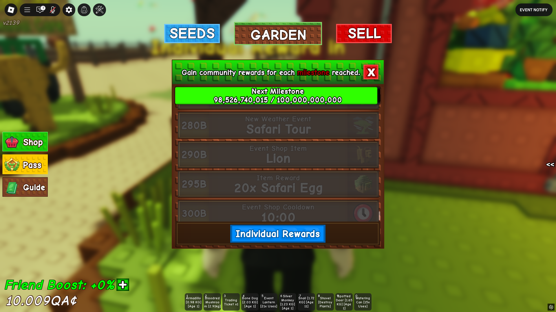 Lion in Community rewards (Image via Roblox Corporation)