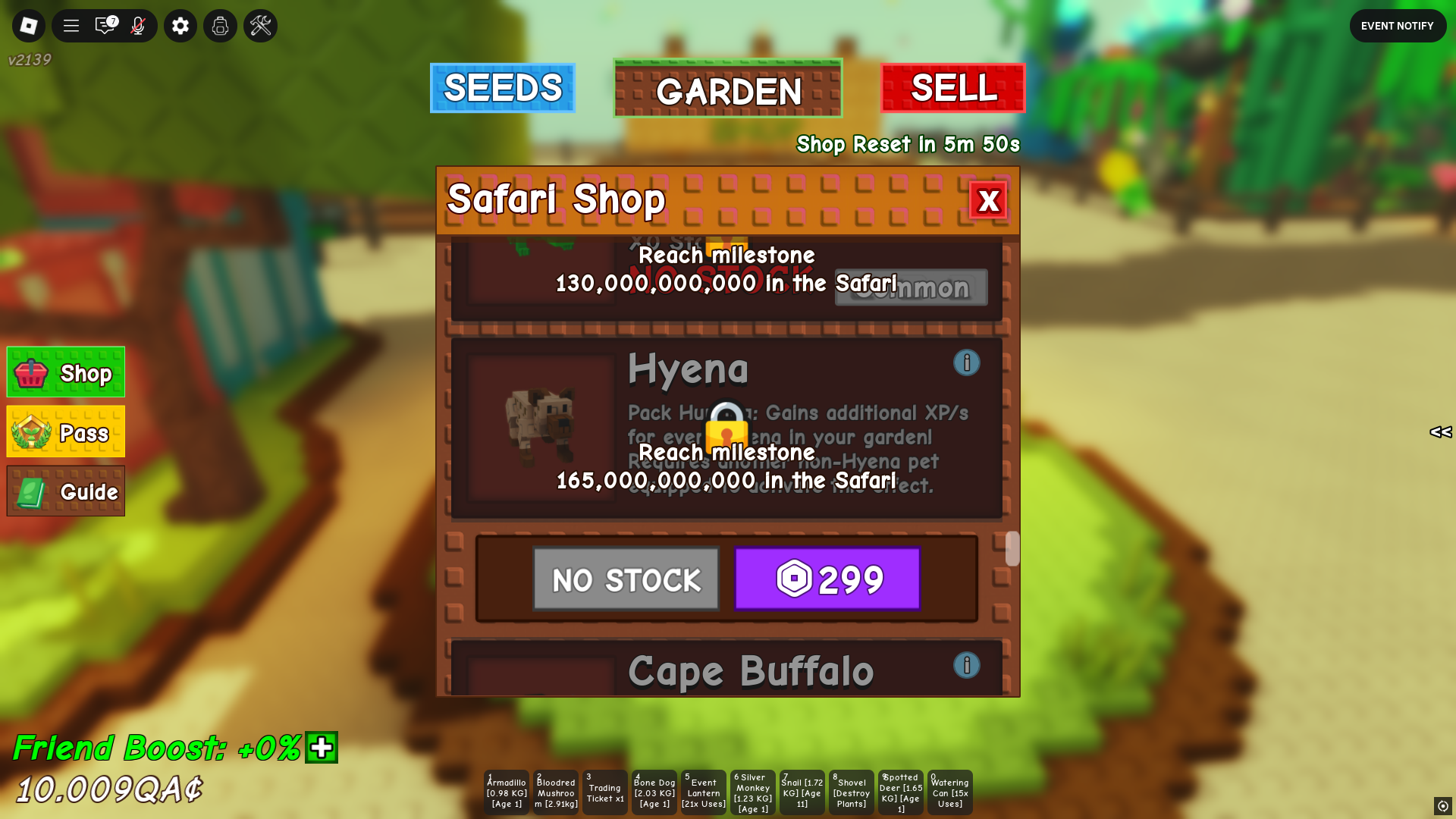 Hyena Pet (Image via Roblox Corporation)