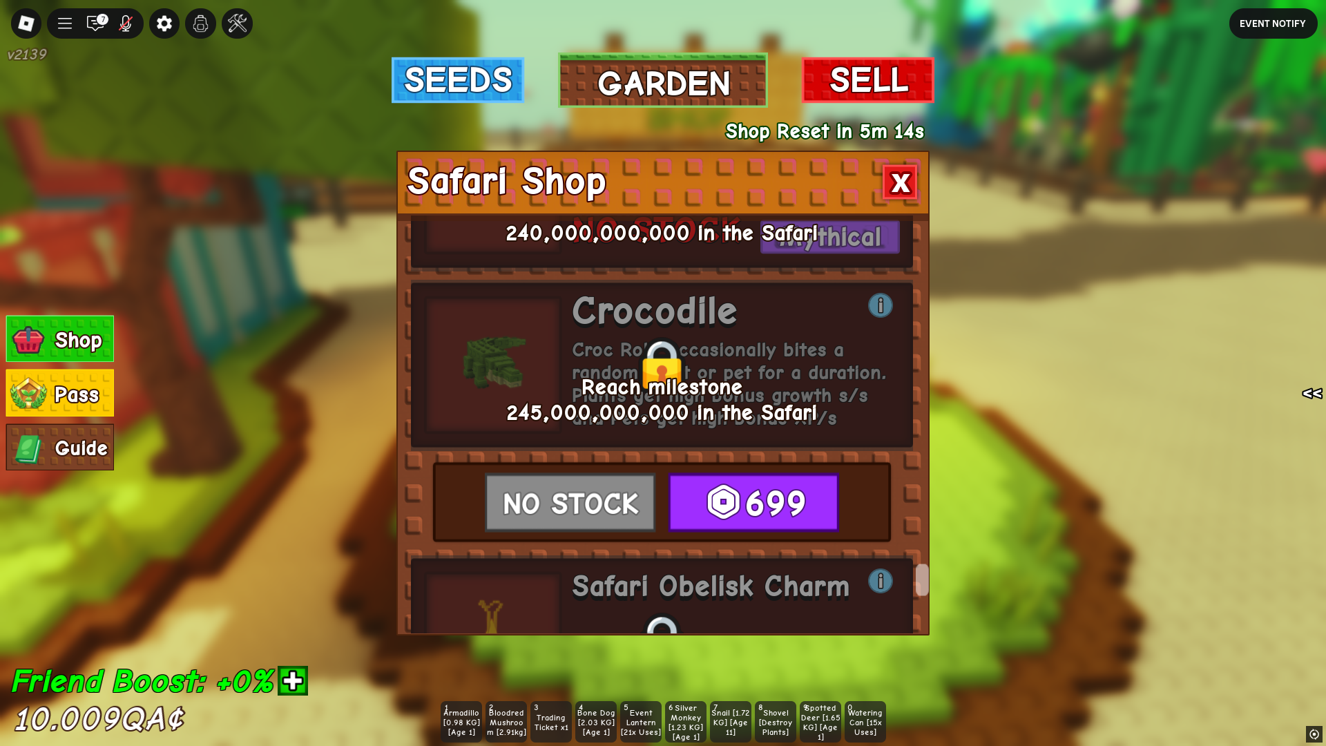 Crocodile Pet (Image via Roblox Corporation)