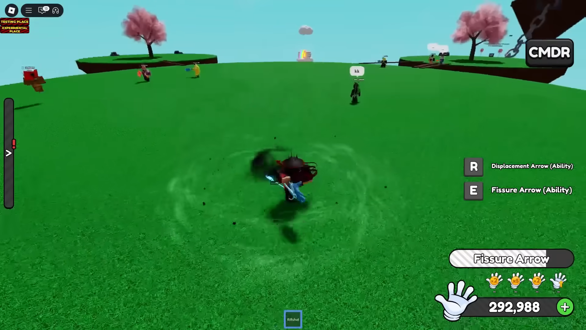 Fissure Arrow (Image via Roblox Corporation)