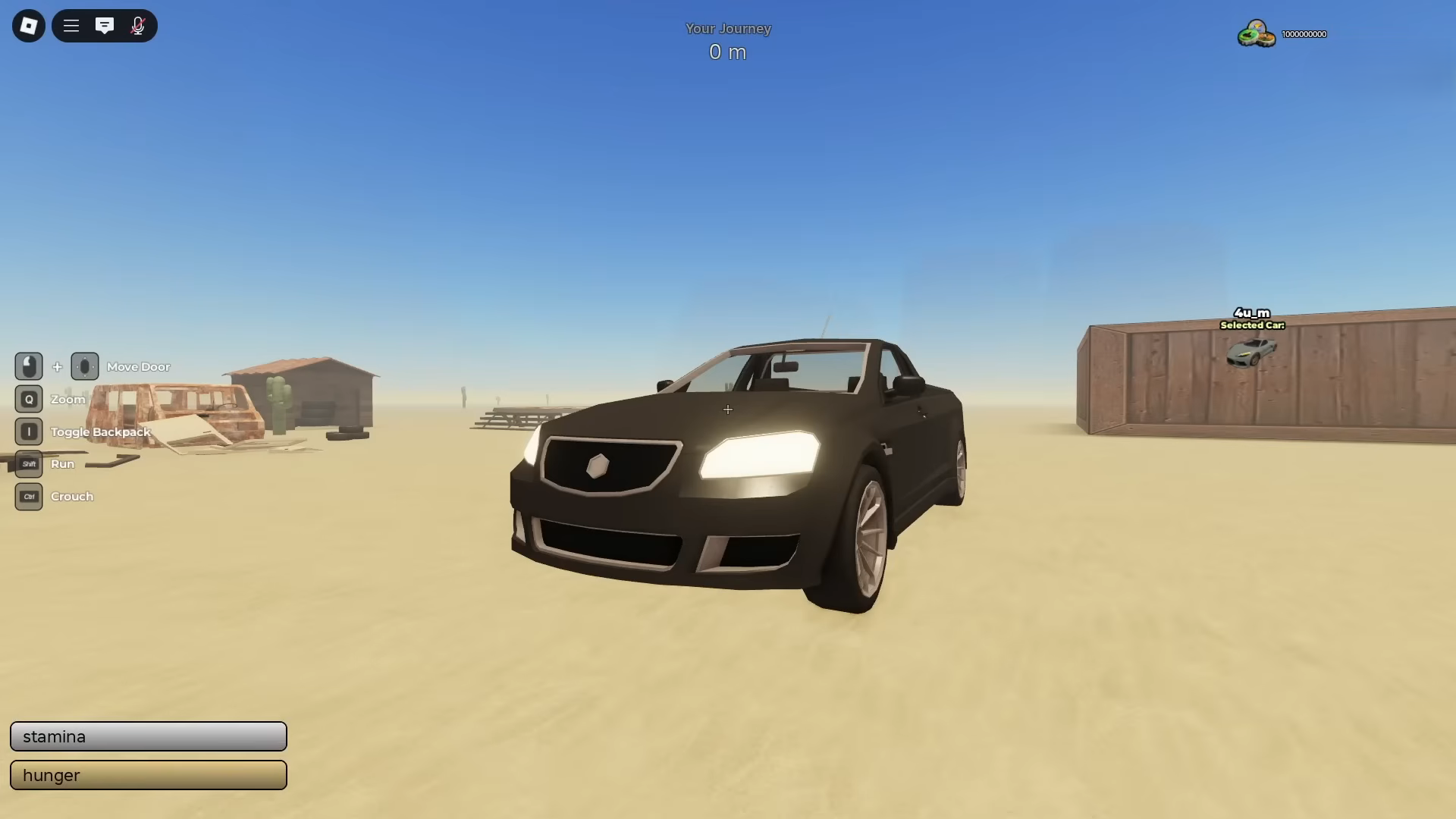 Holdfast car in A Dusty Trip (Image via Roblox Corporation)