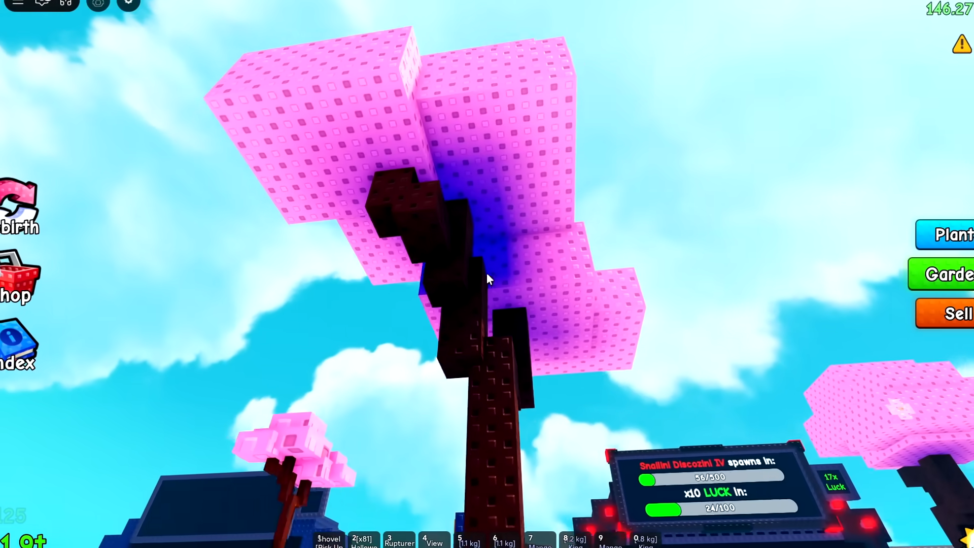 Plants vs Brainrots Cherry Grove Biome Guide (Image via Roblox Corporation)