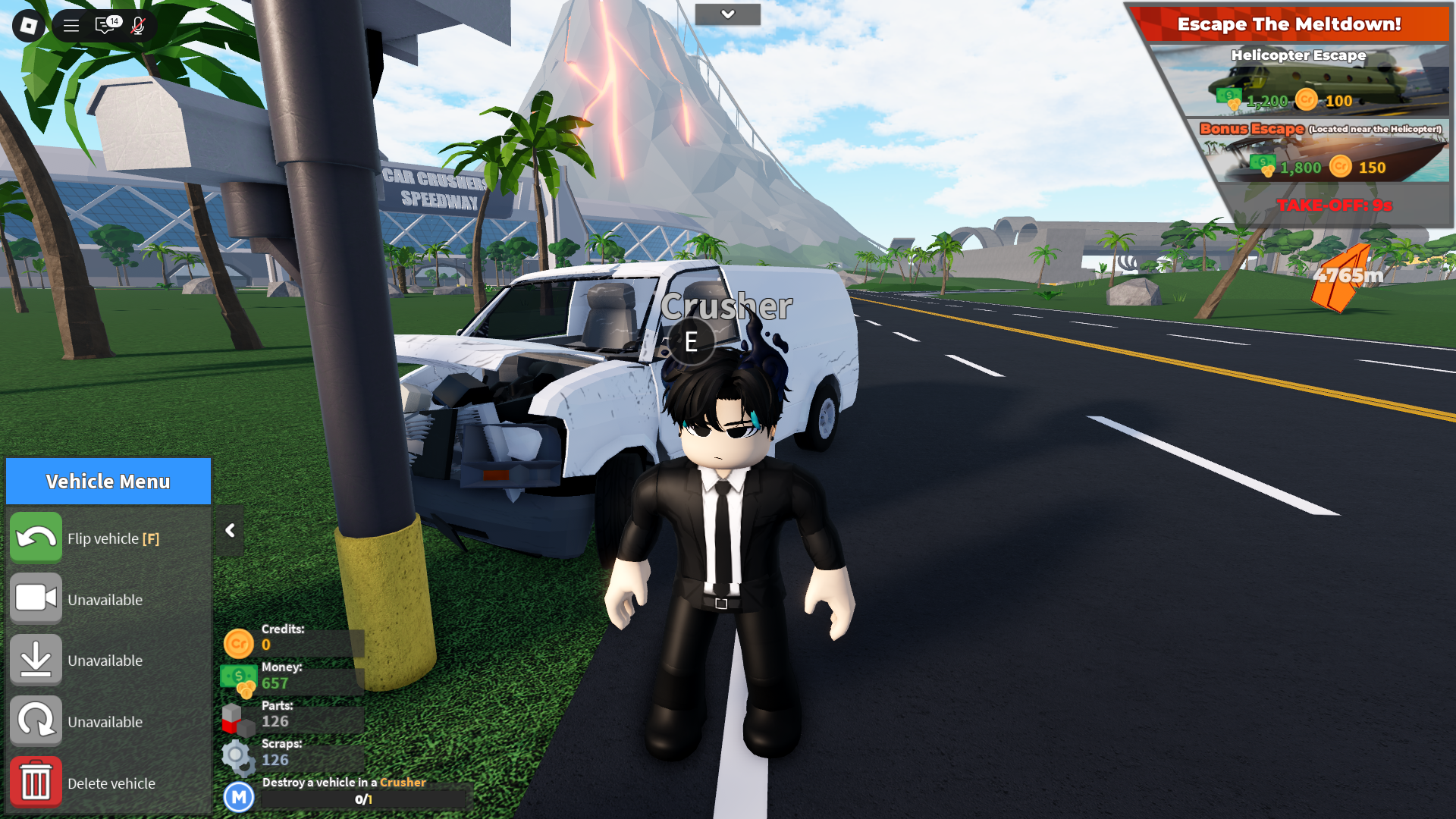 Car Crushers 2 (Image via Roblox Corporation)