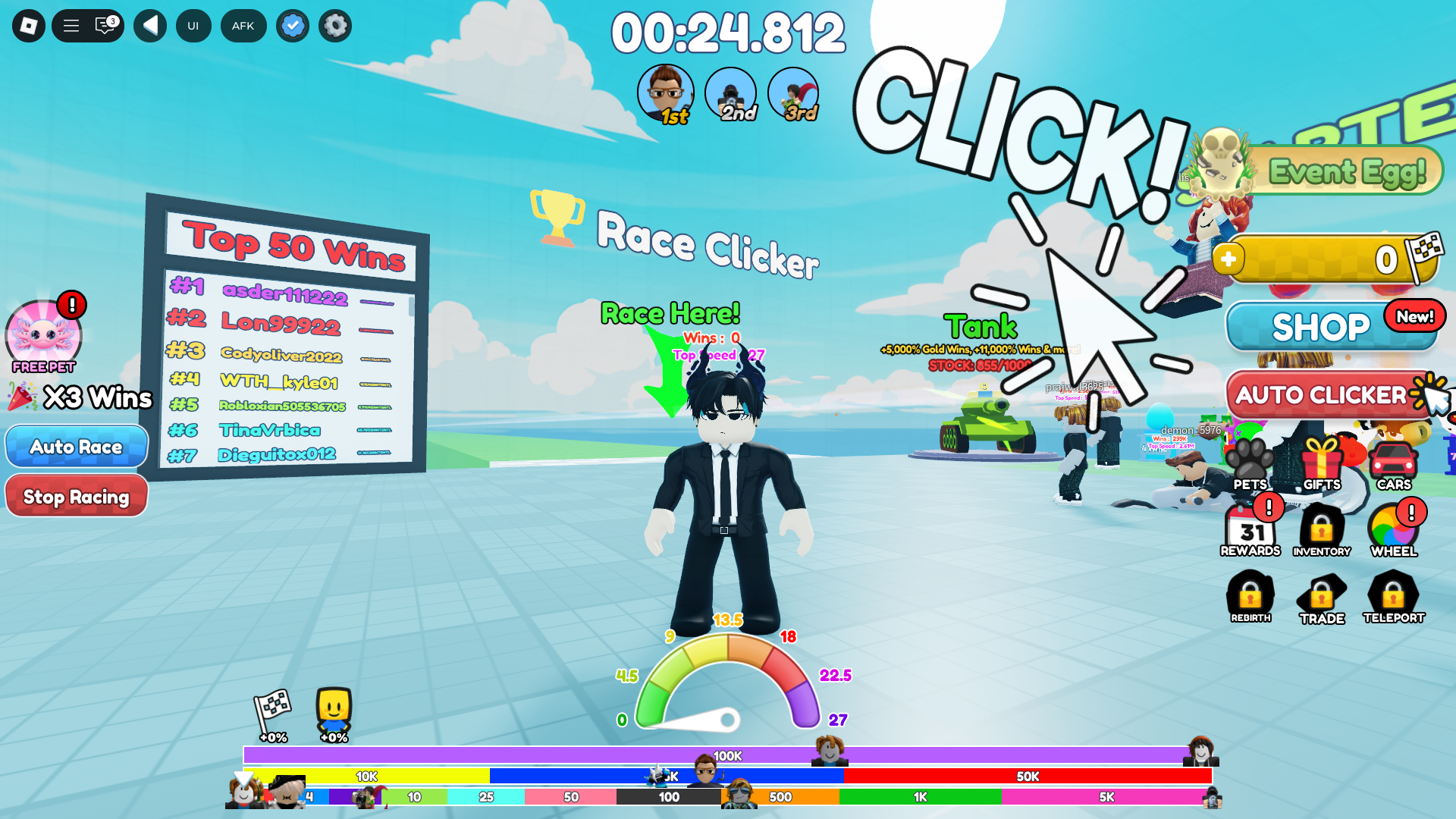 Race Clicker (Image via Roblox Corporation)