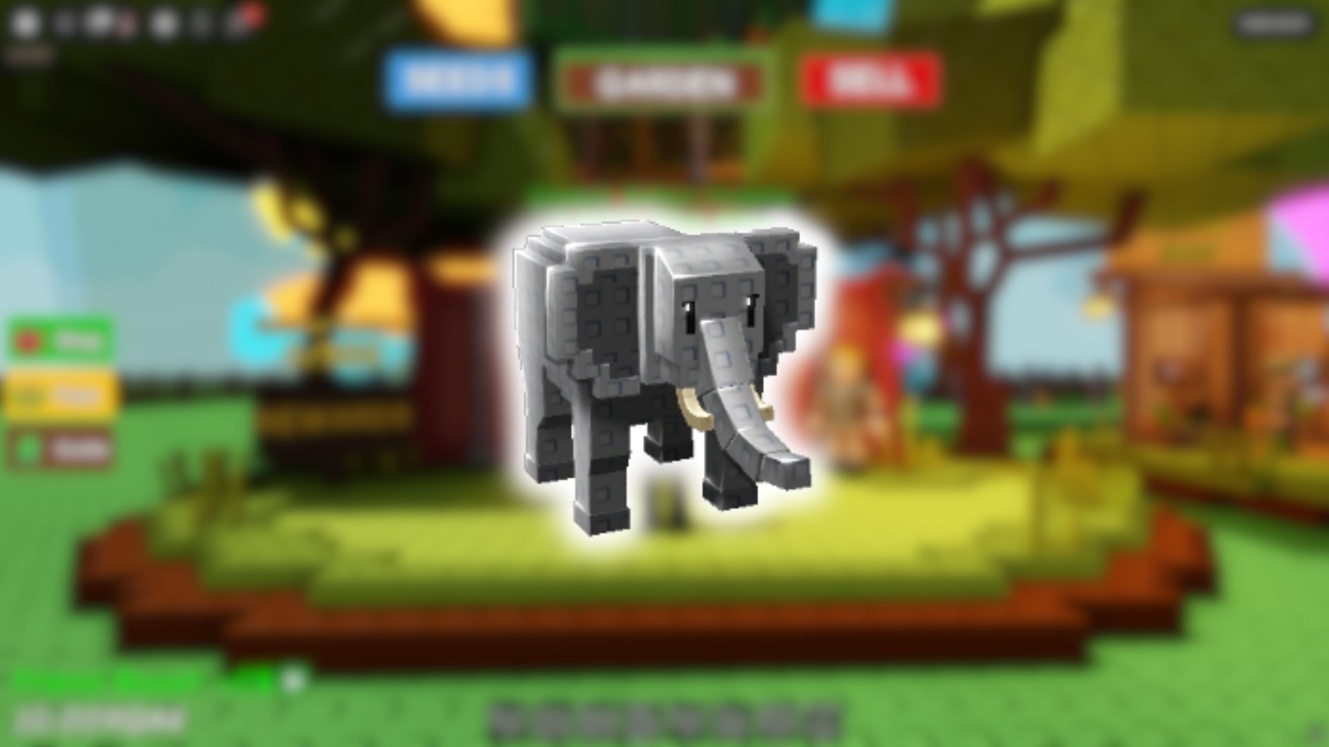 Elephant Pet in Grow a Garden (Image via Roblox Corporation)