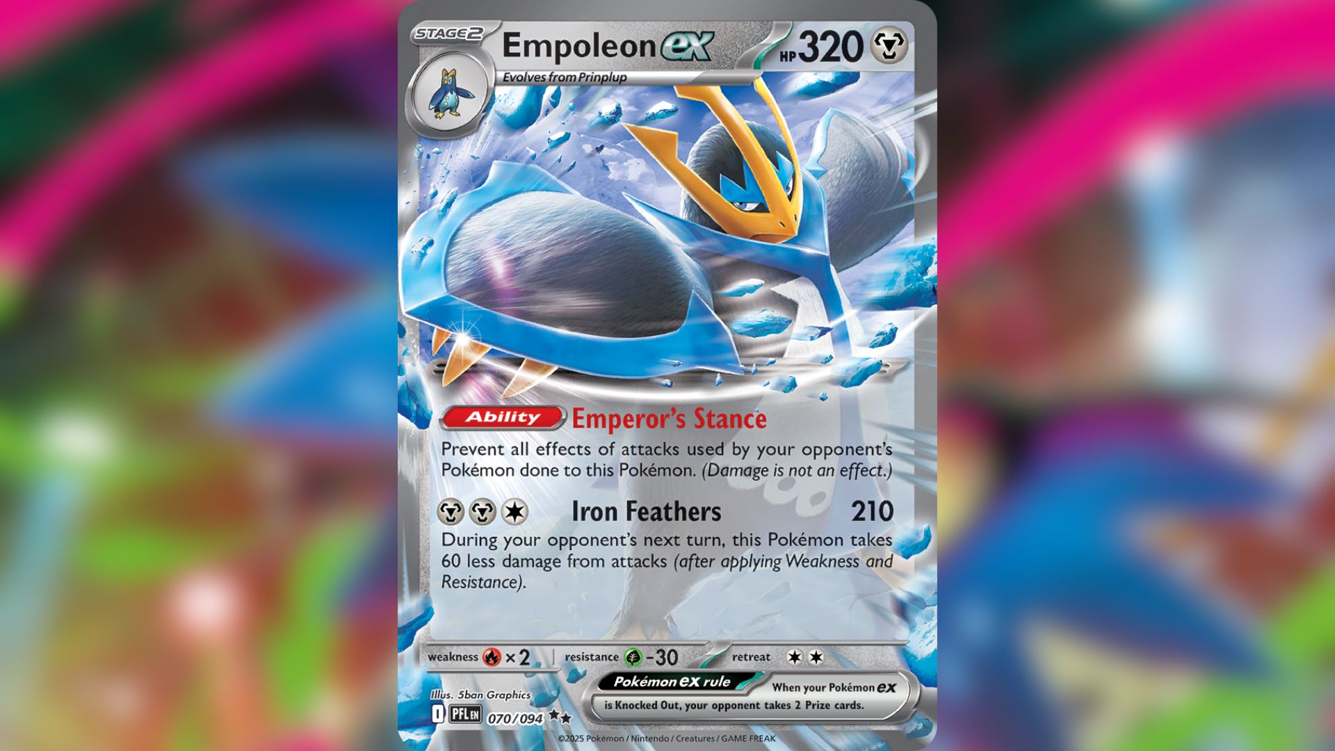 Empoleon ex (Image via TPC)