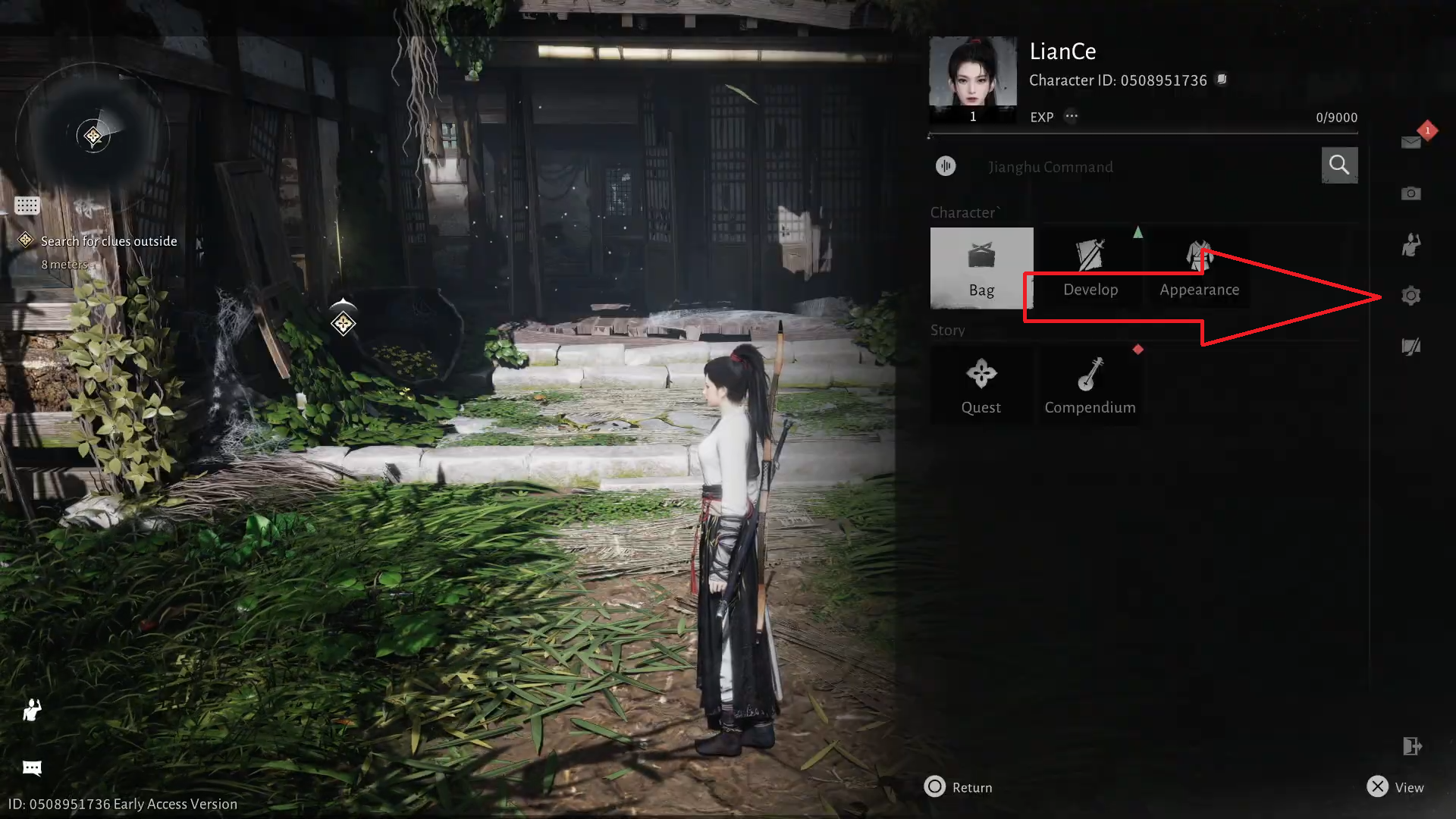 Redeem Codes by going into the settings in Where Winds Meet (NetEase |Image via Deltia's Gaming)