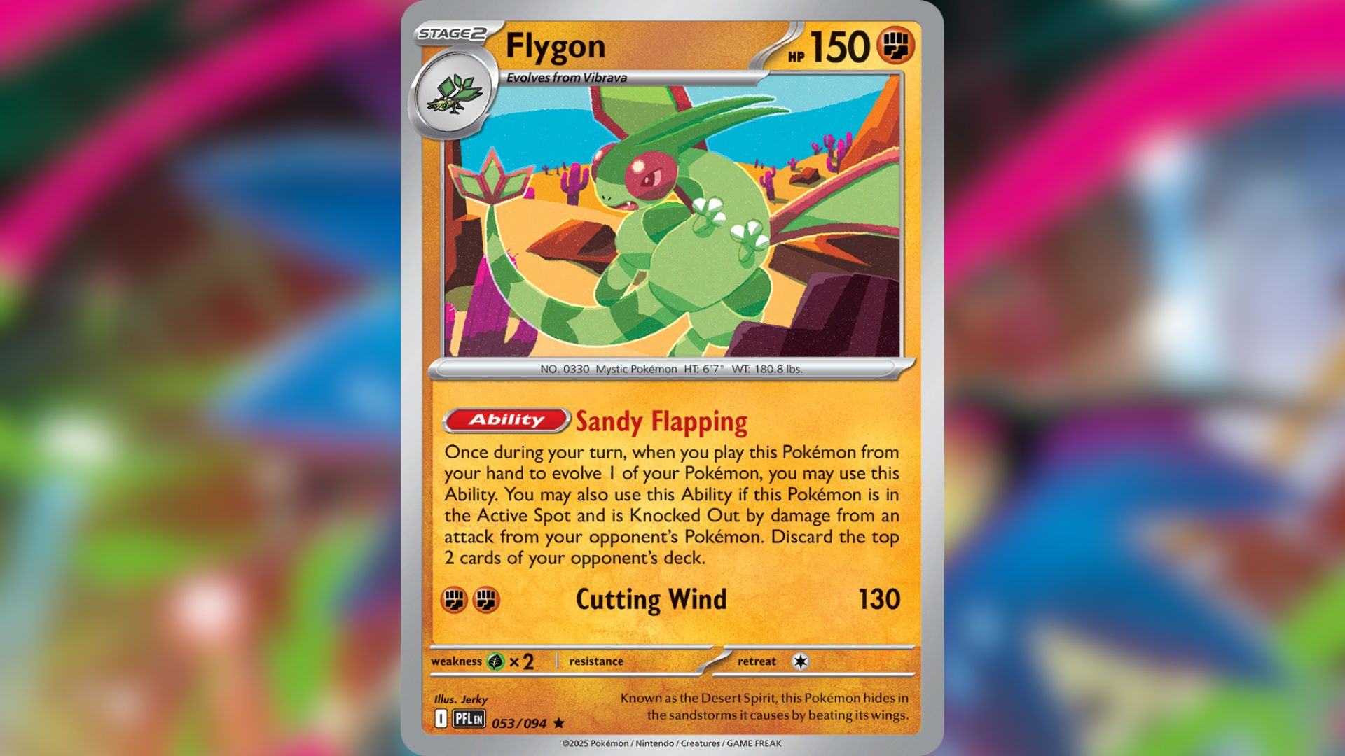 Flygon from Phantasmal Flames (Image via TPC)