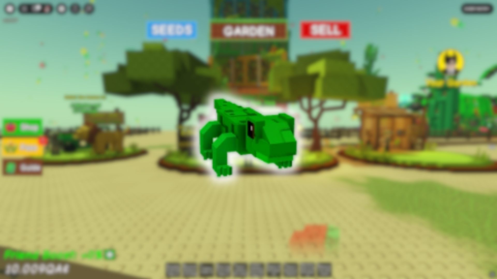 Gecko Pet in Grow a Garden (Image via Roblox Corporation)