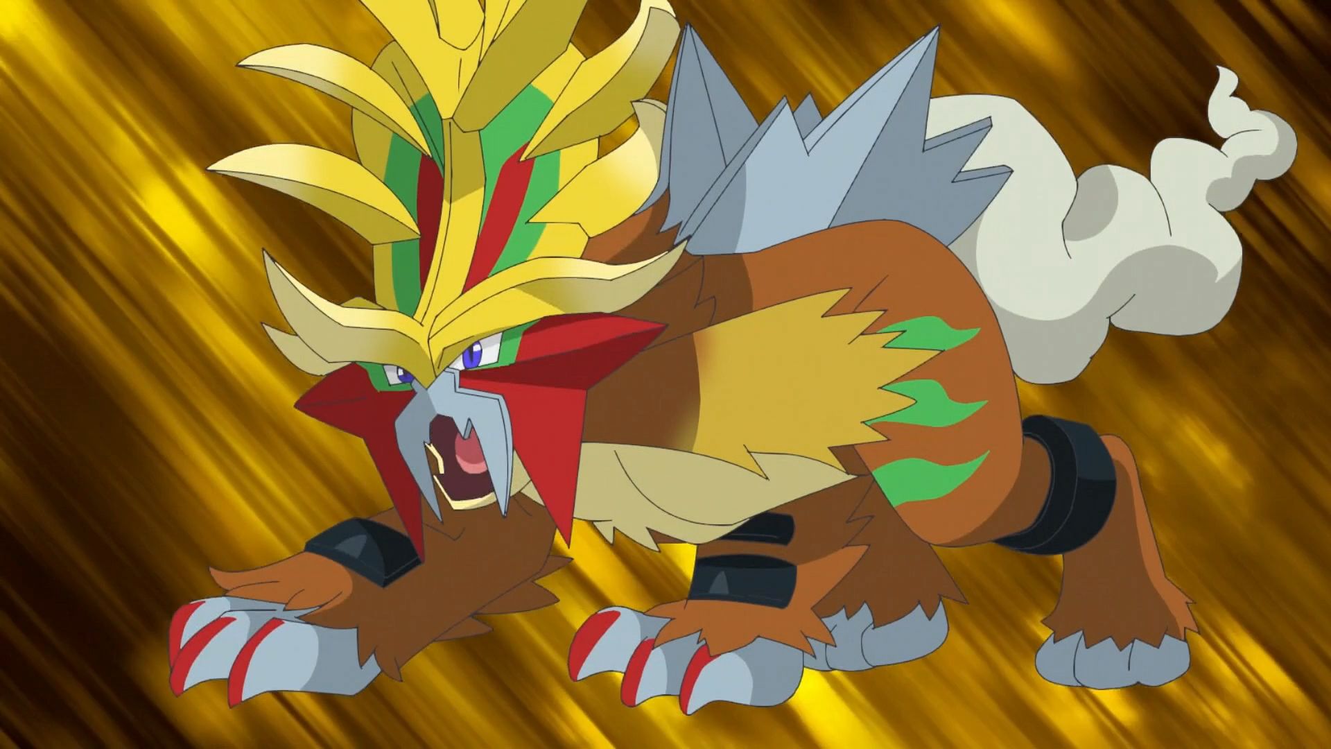 Gouging Fire in the anime (Image via TPC)