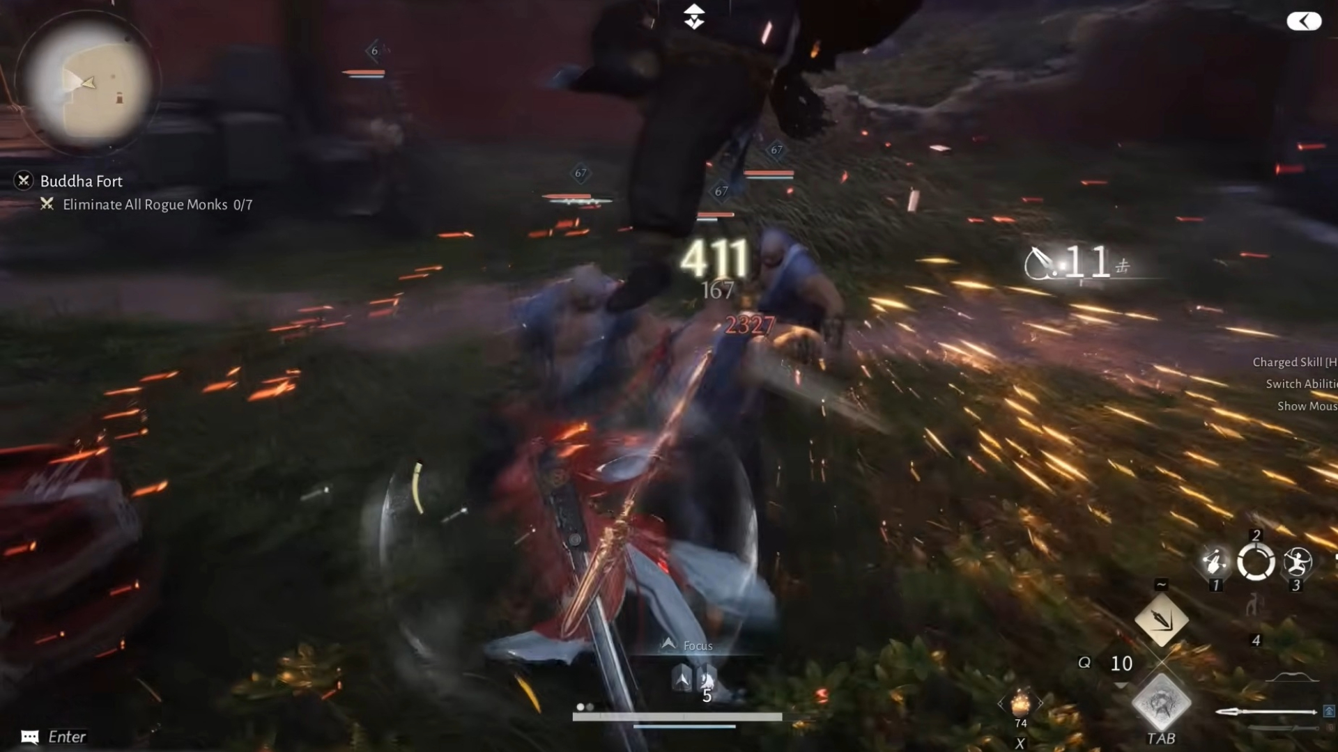 Heavenquaker Spear's AoE damage makes it a great choice for crowd control