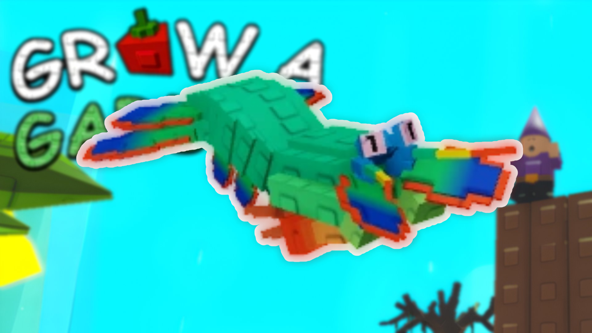 Mantis Shrimp Pet in Grow a Garden (Image via Roblox Corporation)