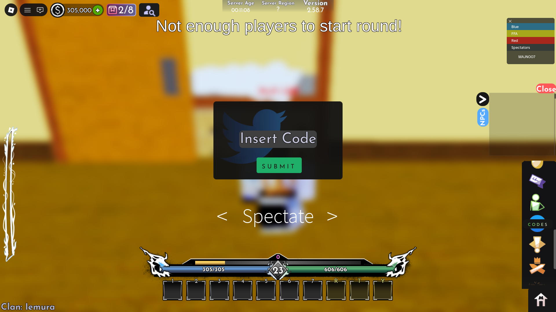 An image from Reaper 2 in Roblox