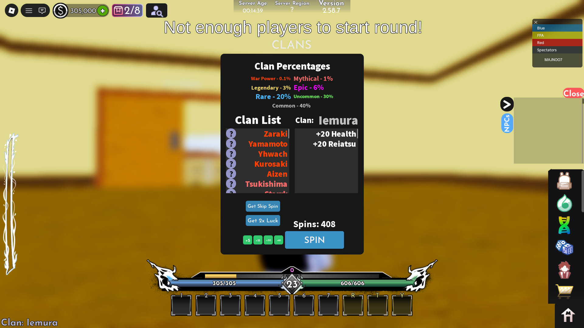 An image from Reaper 2 in Roblox