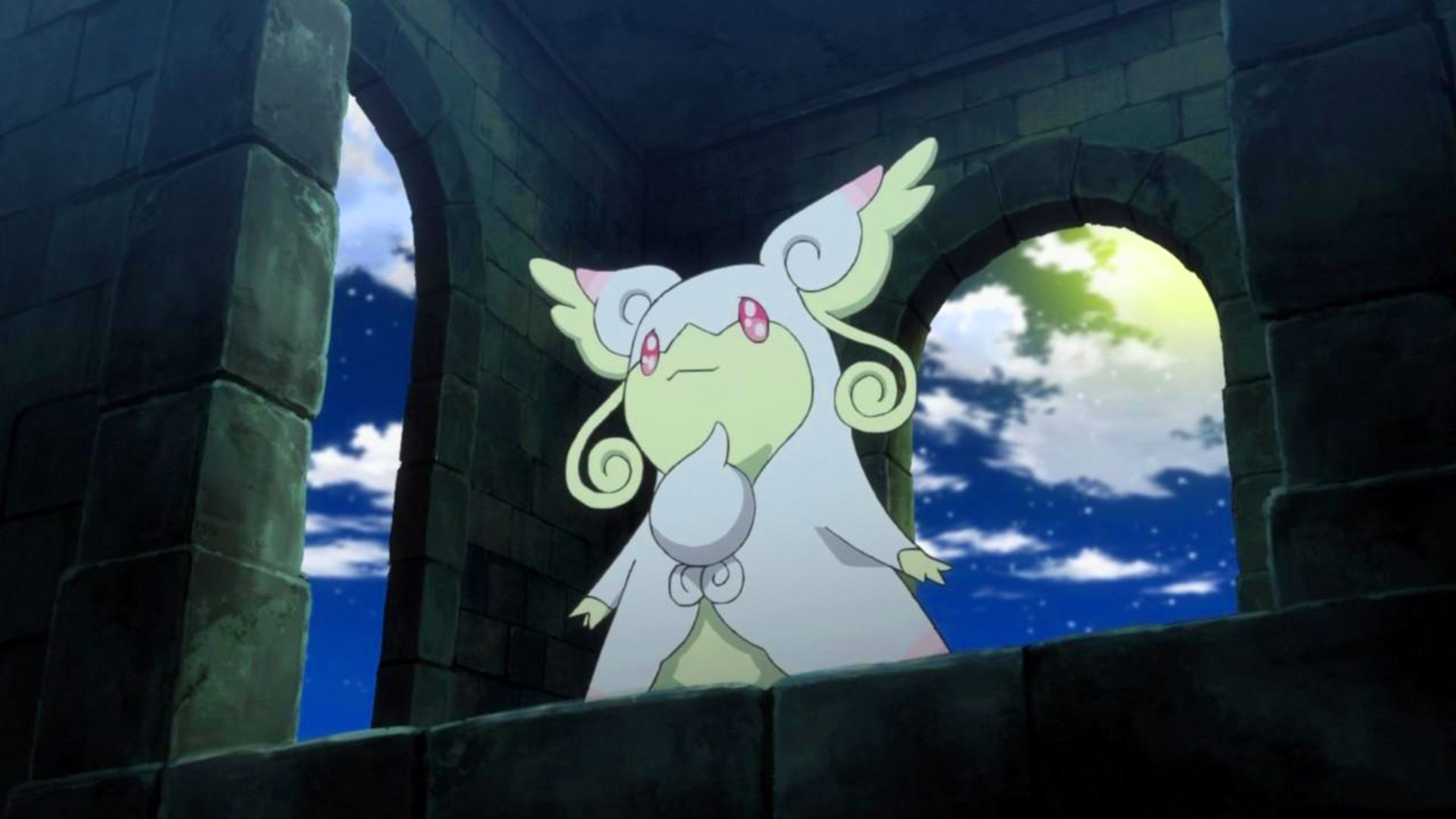 Mega Audino in the anime (Image via The Pokemon Company)