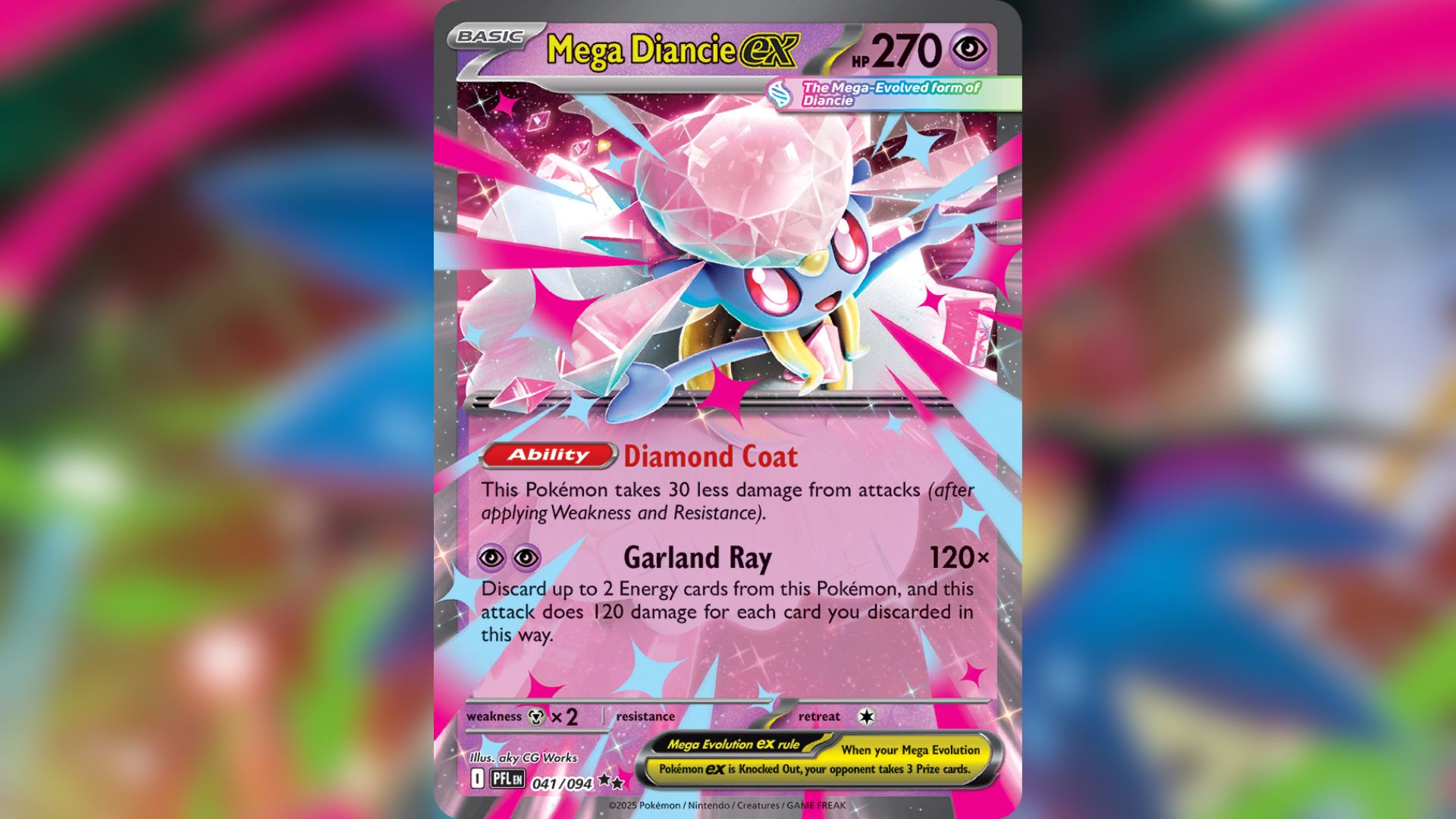 Mega Diancie ex (Image via TPC)