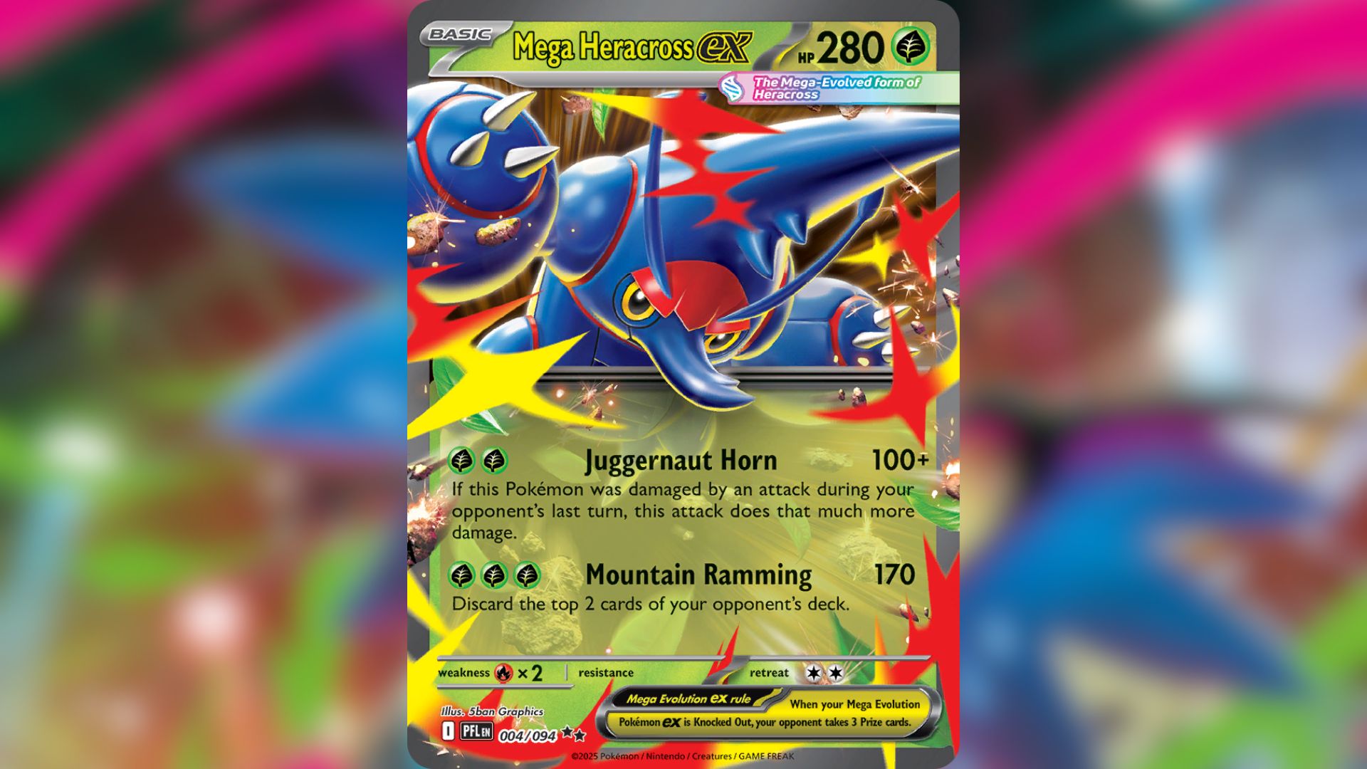 Mega Heracross ex (Image via TPC)